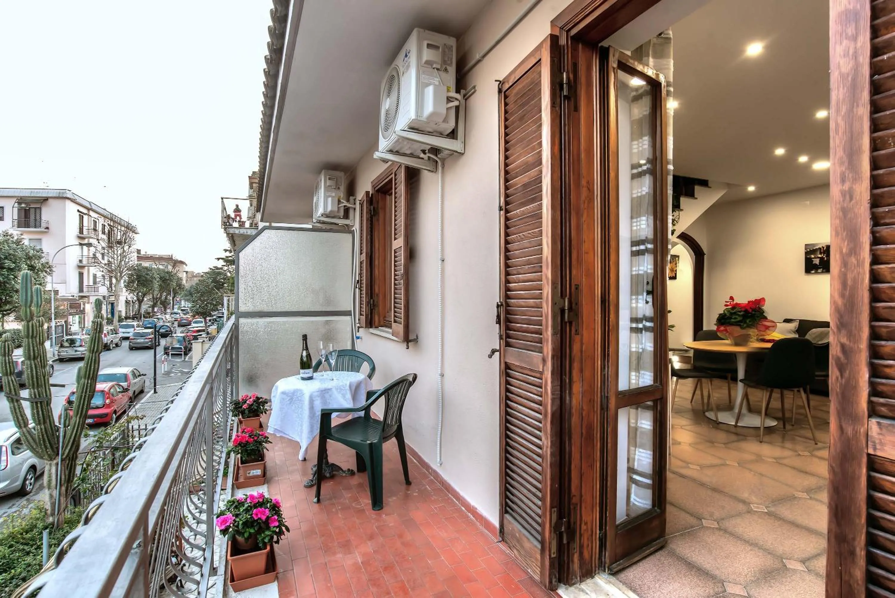 Balcony/Terrace in Plaza Rooms Ciampino