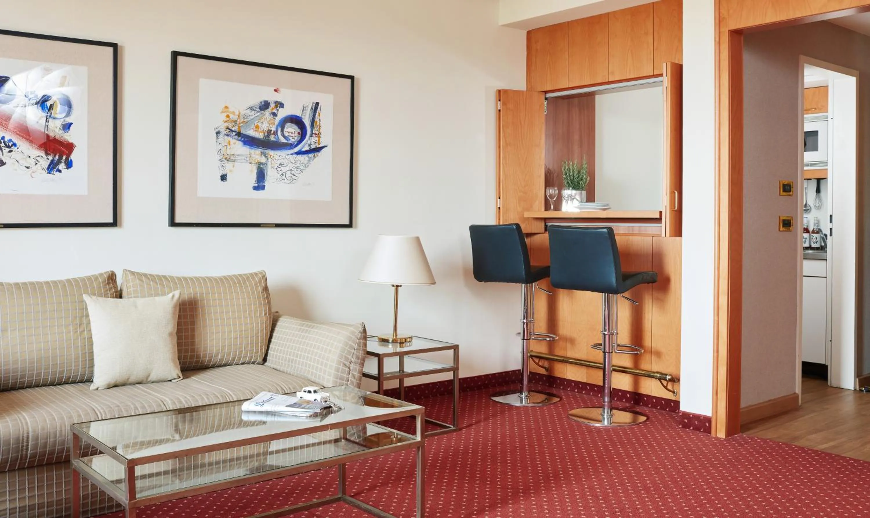 Kitchen or kitchenette in Living Hotel Großer Kurfürst