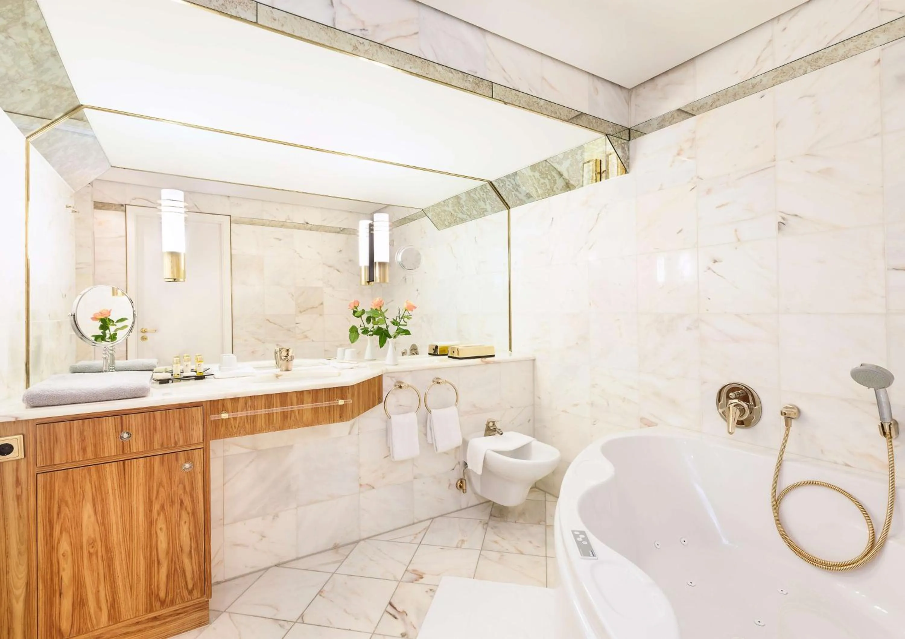 Bathroom in Best Western Premier Grand Hotel Russischer Hof