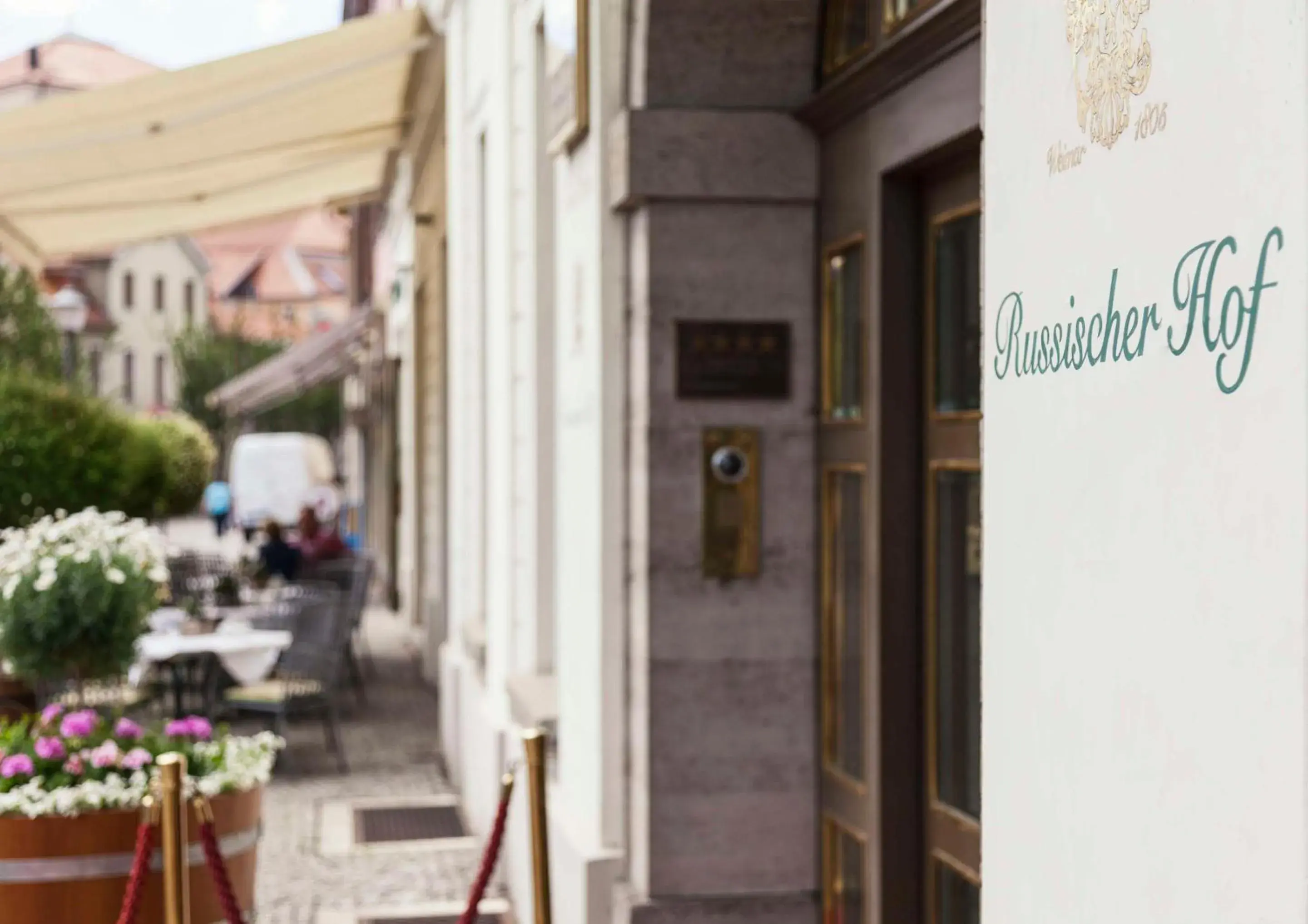 Property building in Best Western Premier Grand Hotel Russischer Hof Property building in Best Western Premier Grand Hotel Russischer Hof