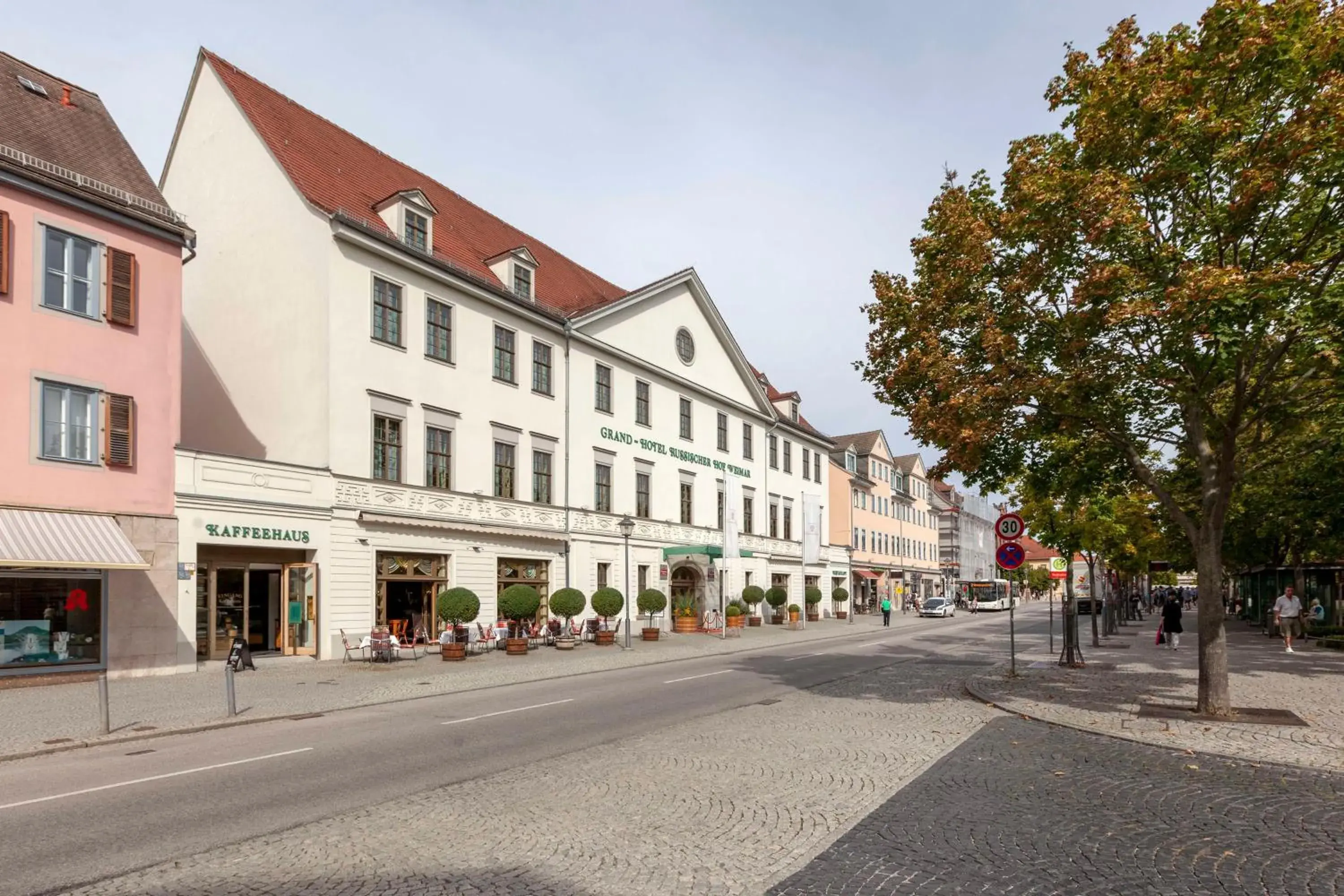 Property building in Best Western Premier Grand Hotel Russischer Hof Property building in Best Western Premier Grand Hotel Russischer Hof