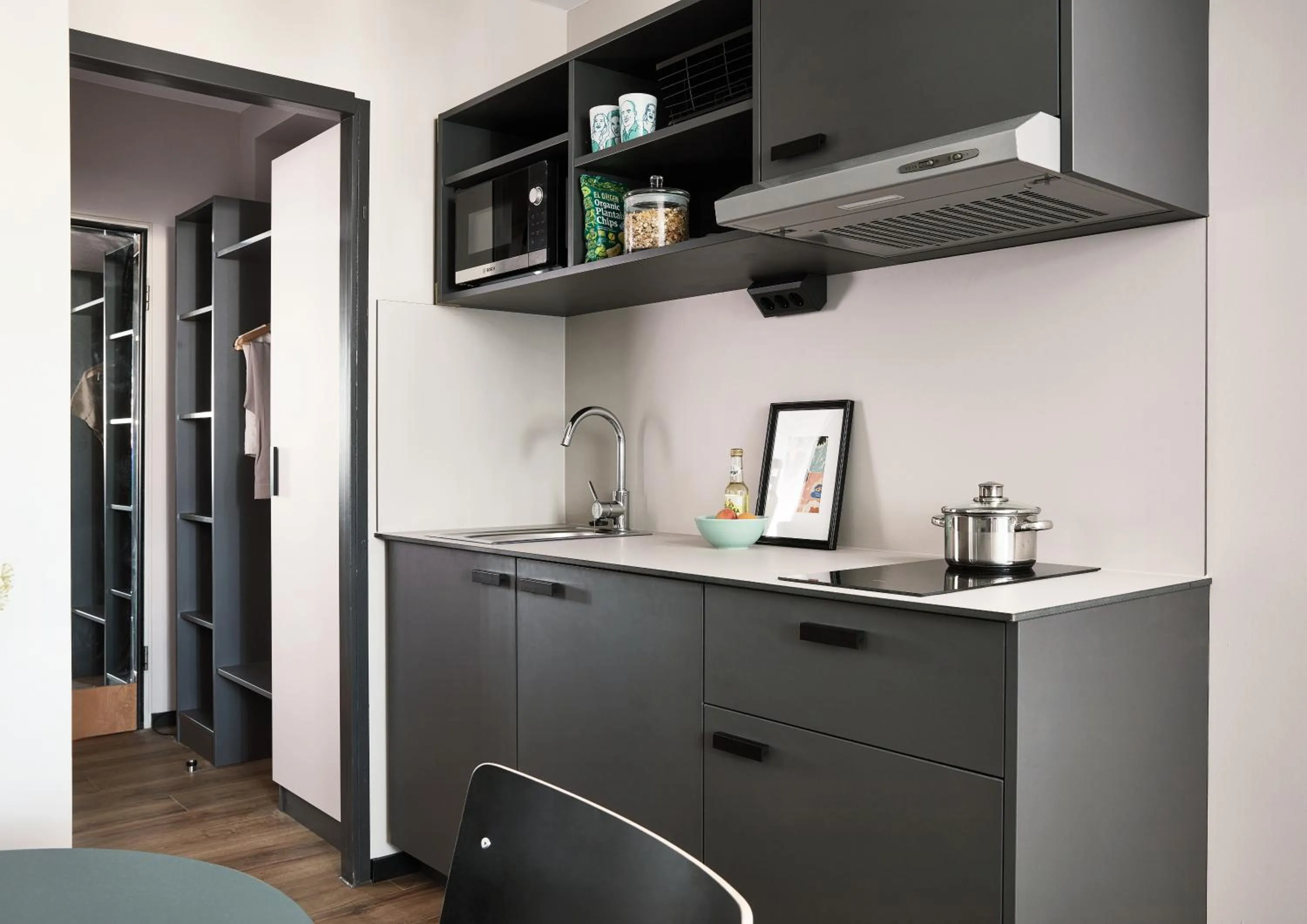 Kitchen or kitchenette in Living Hotel am Deutschen Museum