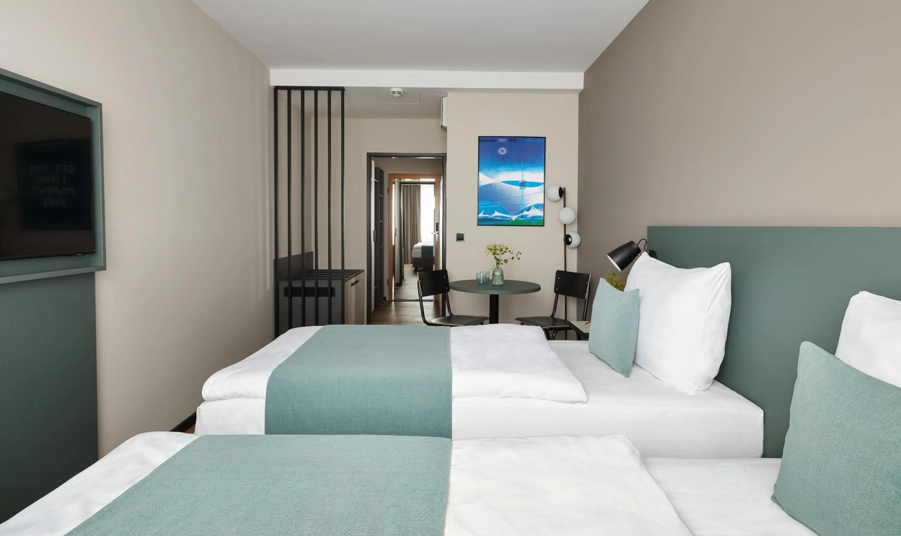 Photo of the whole room, Bed in Living Hotel am Deutschen Museum