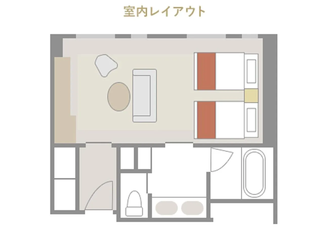 Photo of the whole room in Hotel Emion Kyoto