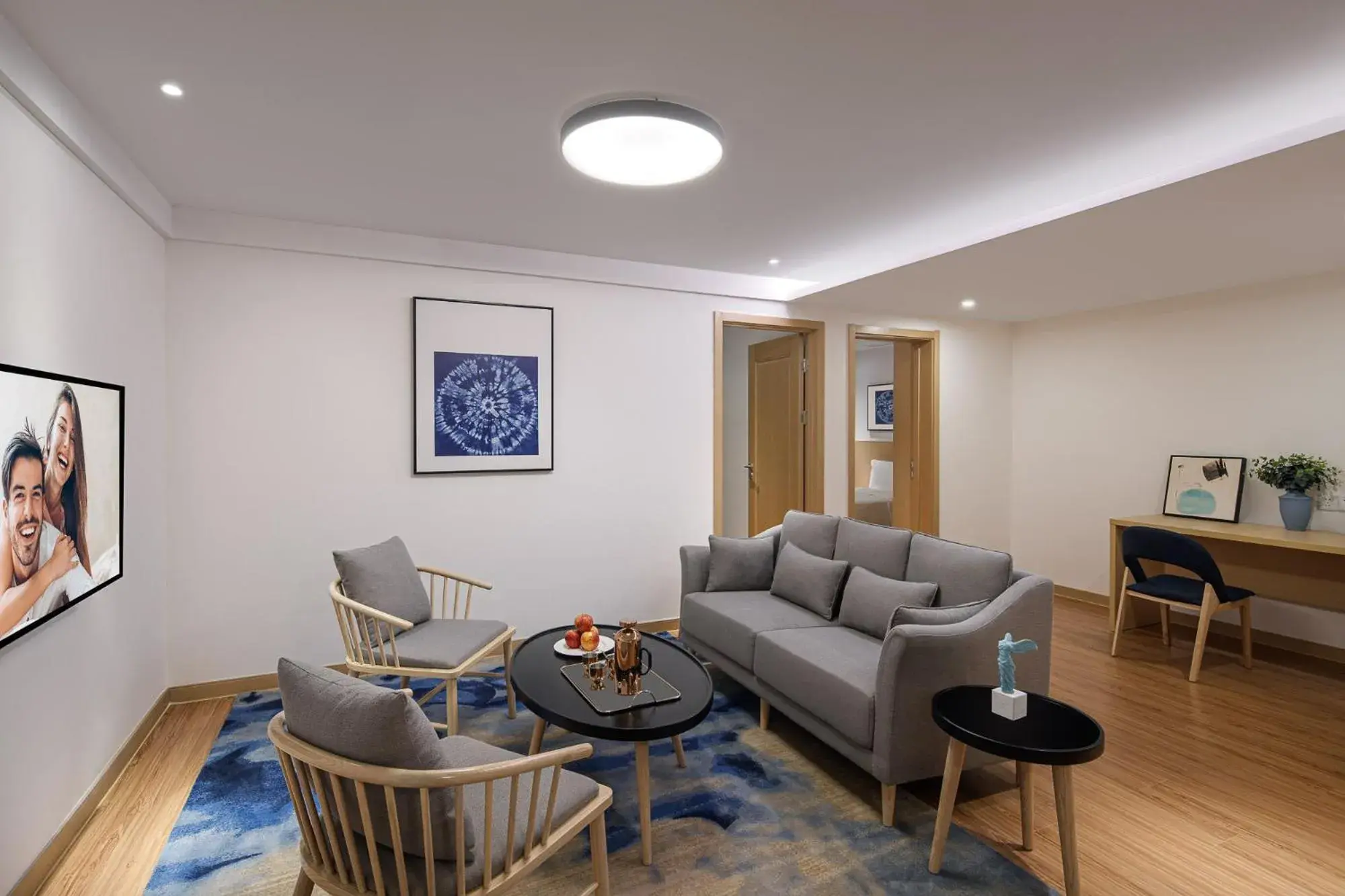 Living room in Joysuites Nantong Living room in Joysuites Nantong