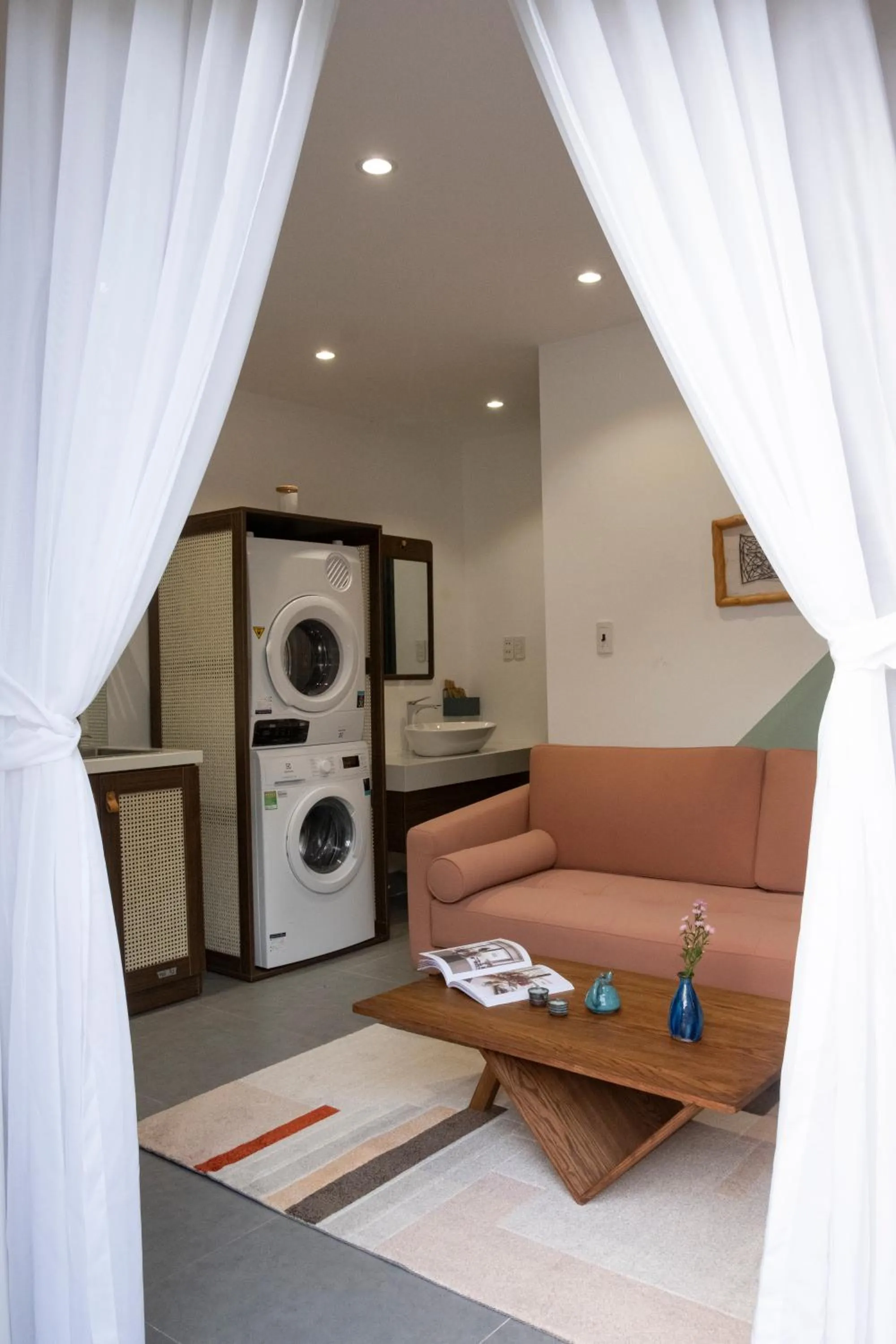 Living room in Quang Vinh Apartment and Hotel Hoi An