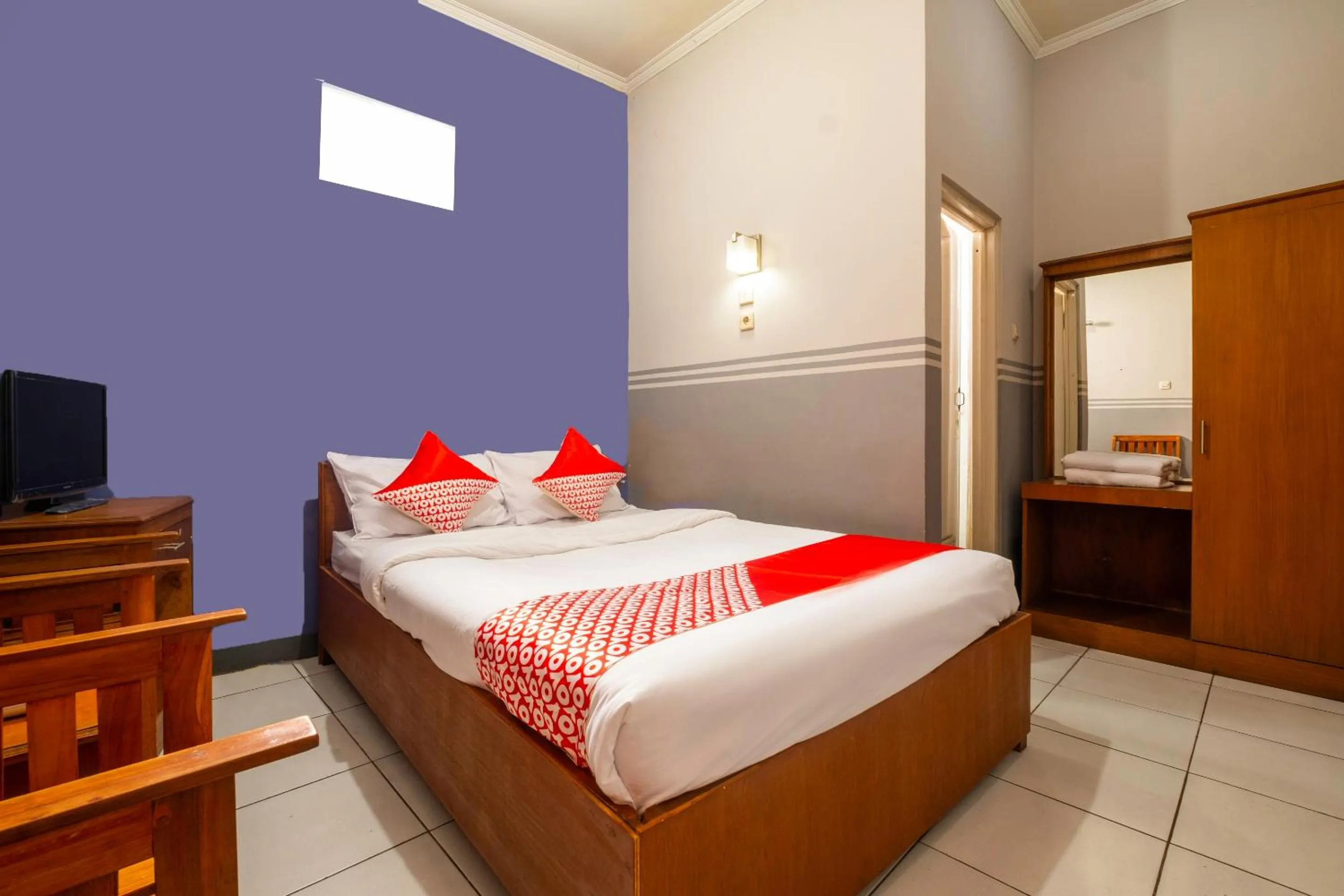 Bedroom, Bed in Hotel O Riau Near Gedung Sate Formerly Patradisa