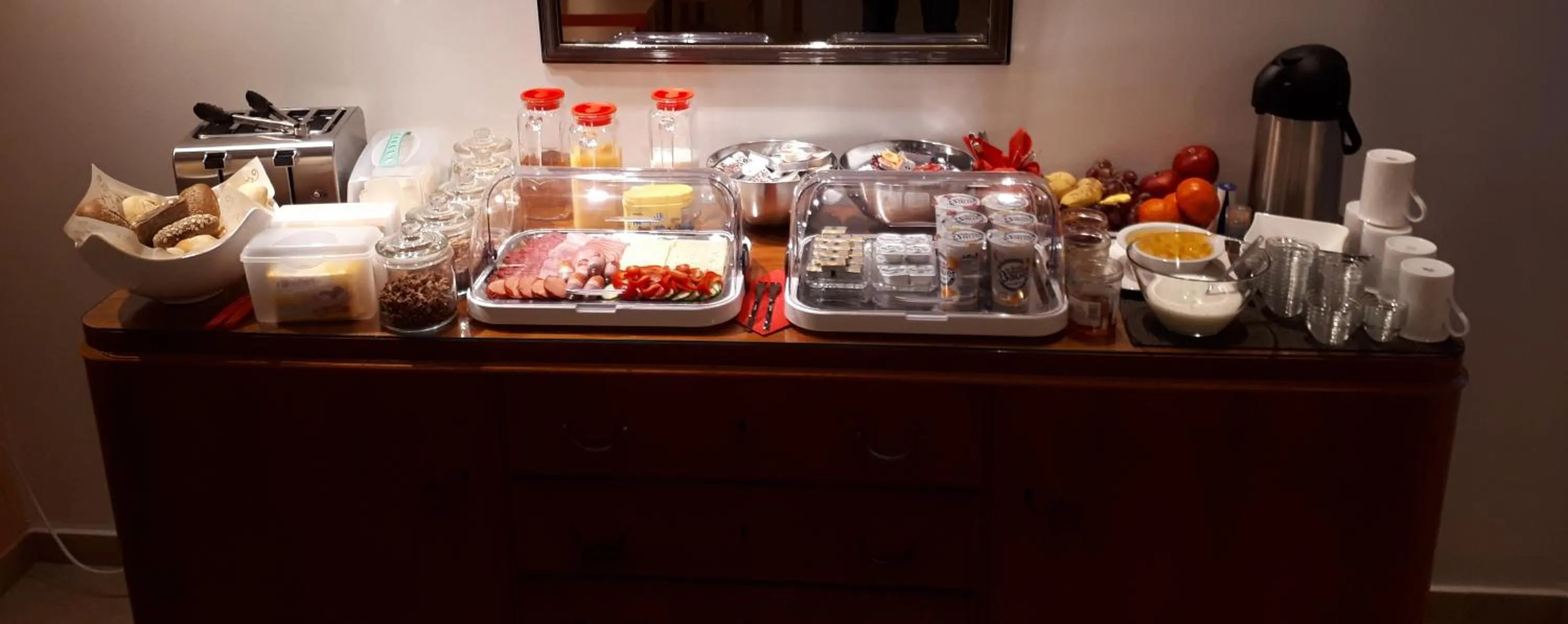 Food and drinks in Pension Schöne