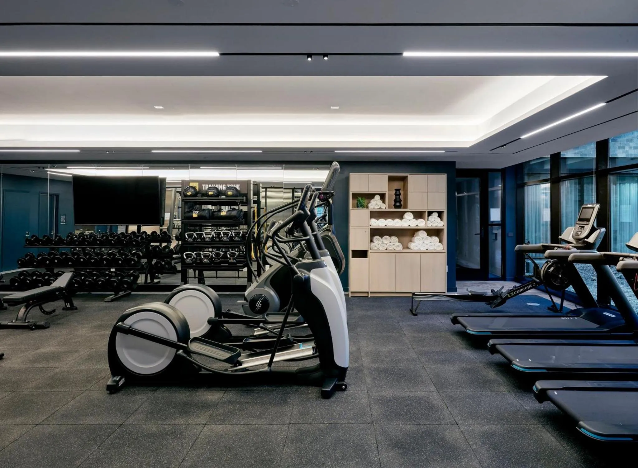 Fitness centre/facilities in citizenM Washington Capital