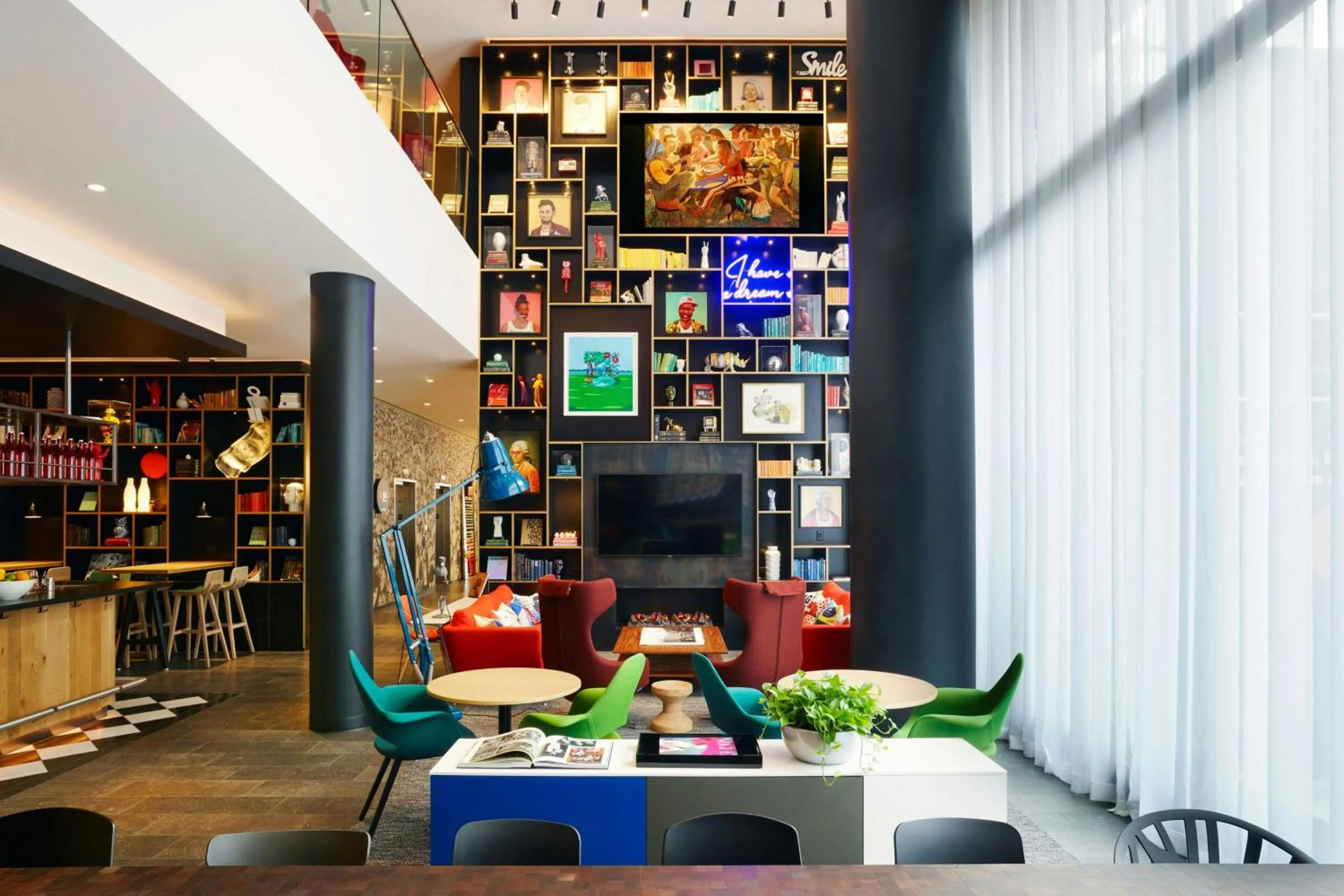 Lobby or reception in citizenM Washington Capital