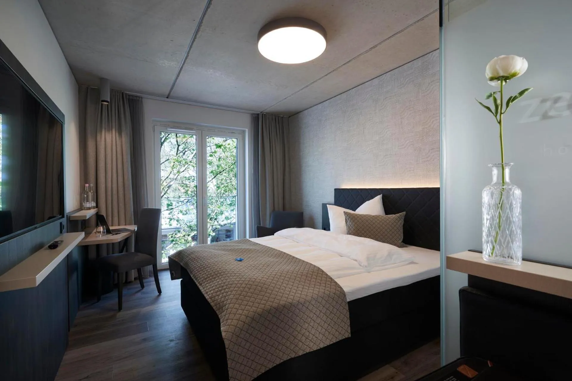 Bed in Hotel Zeitgeist