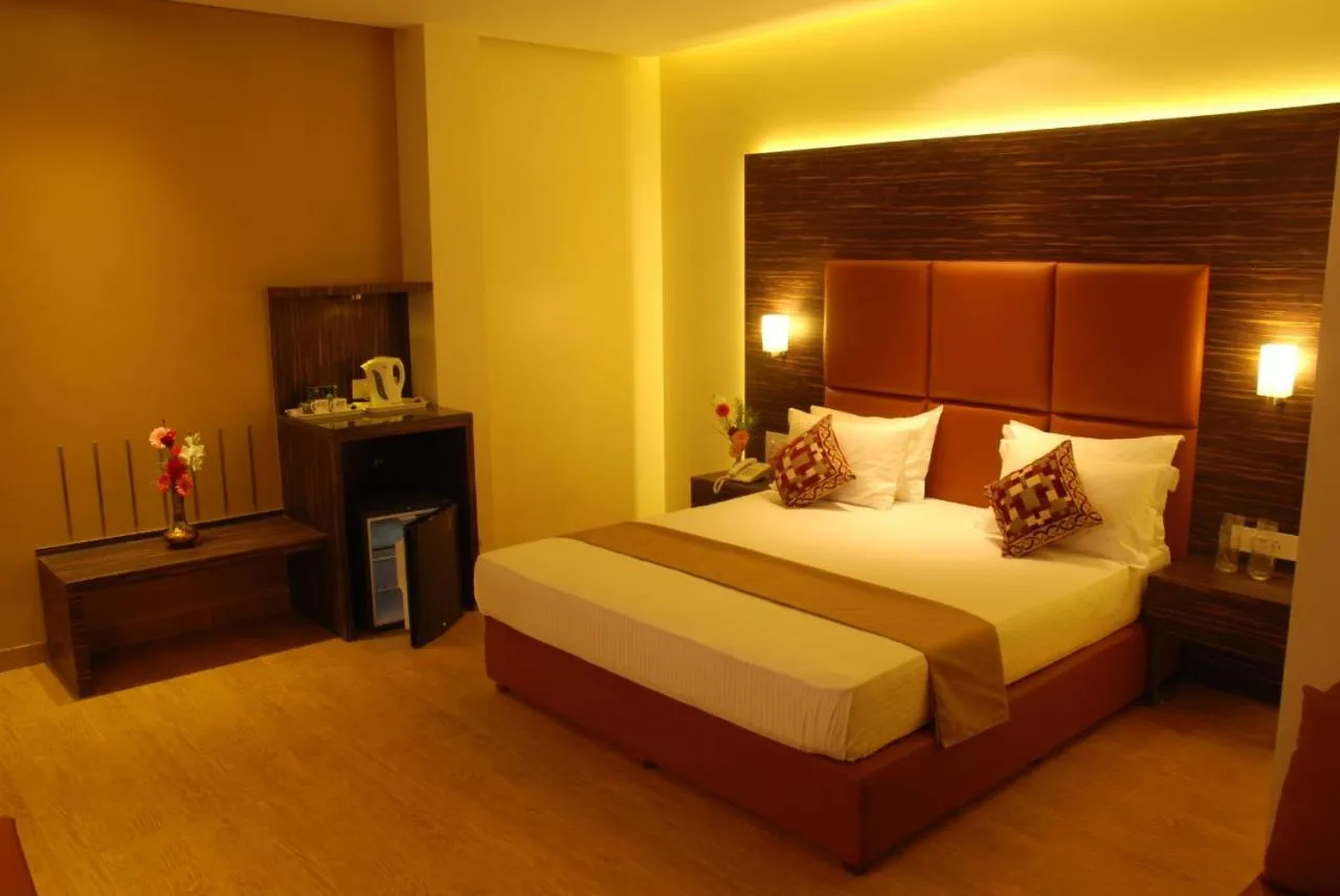 Bed in Hotel Rajtara