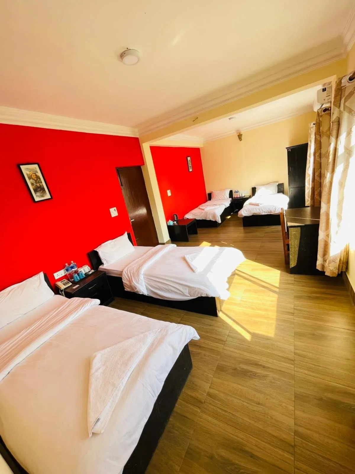 Bed in Gateway Himalaya Resort