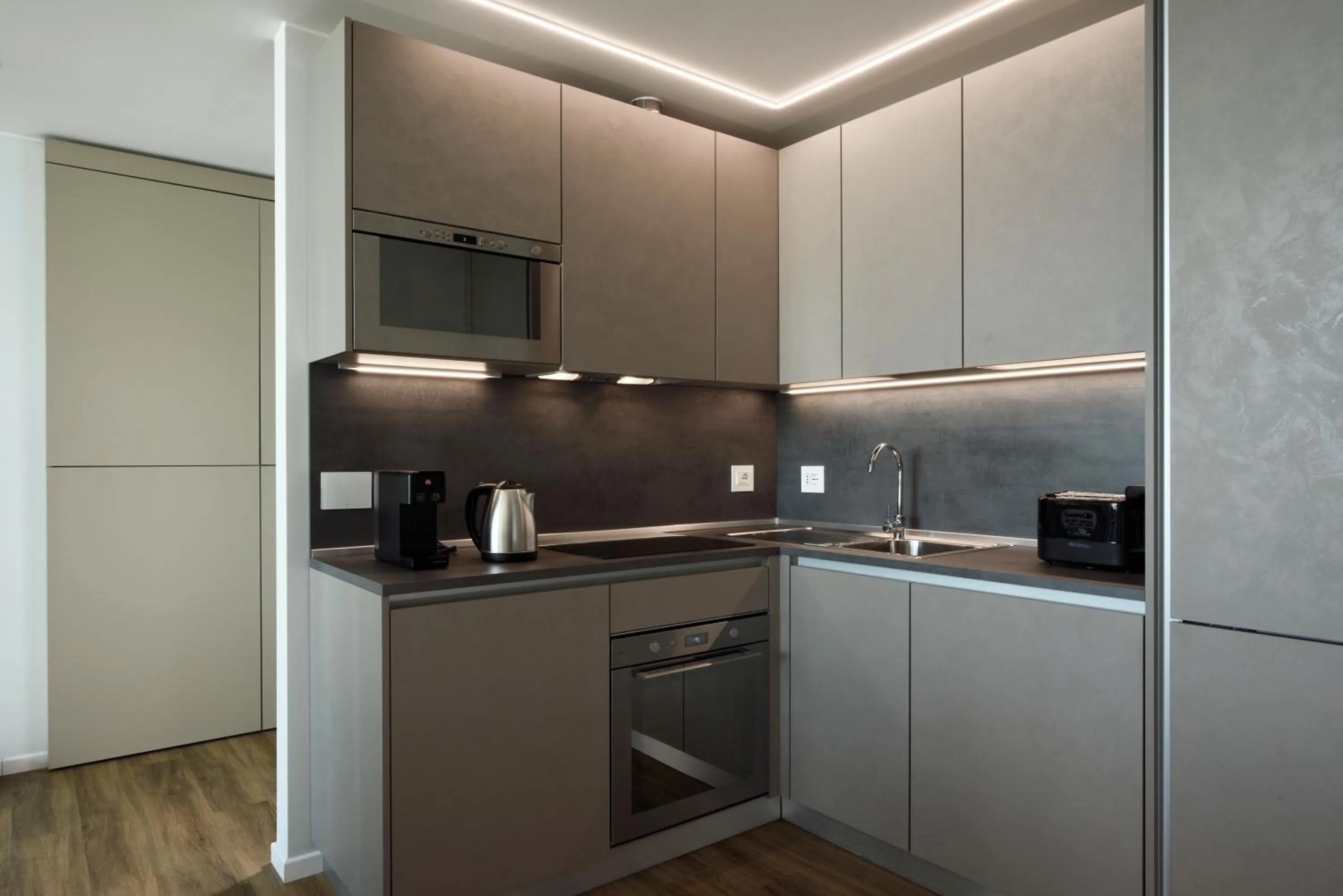 Kitchen or kitchenette in Torre Galfa Milano Luxury Apartments UNA Esperienze