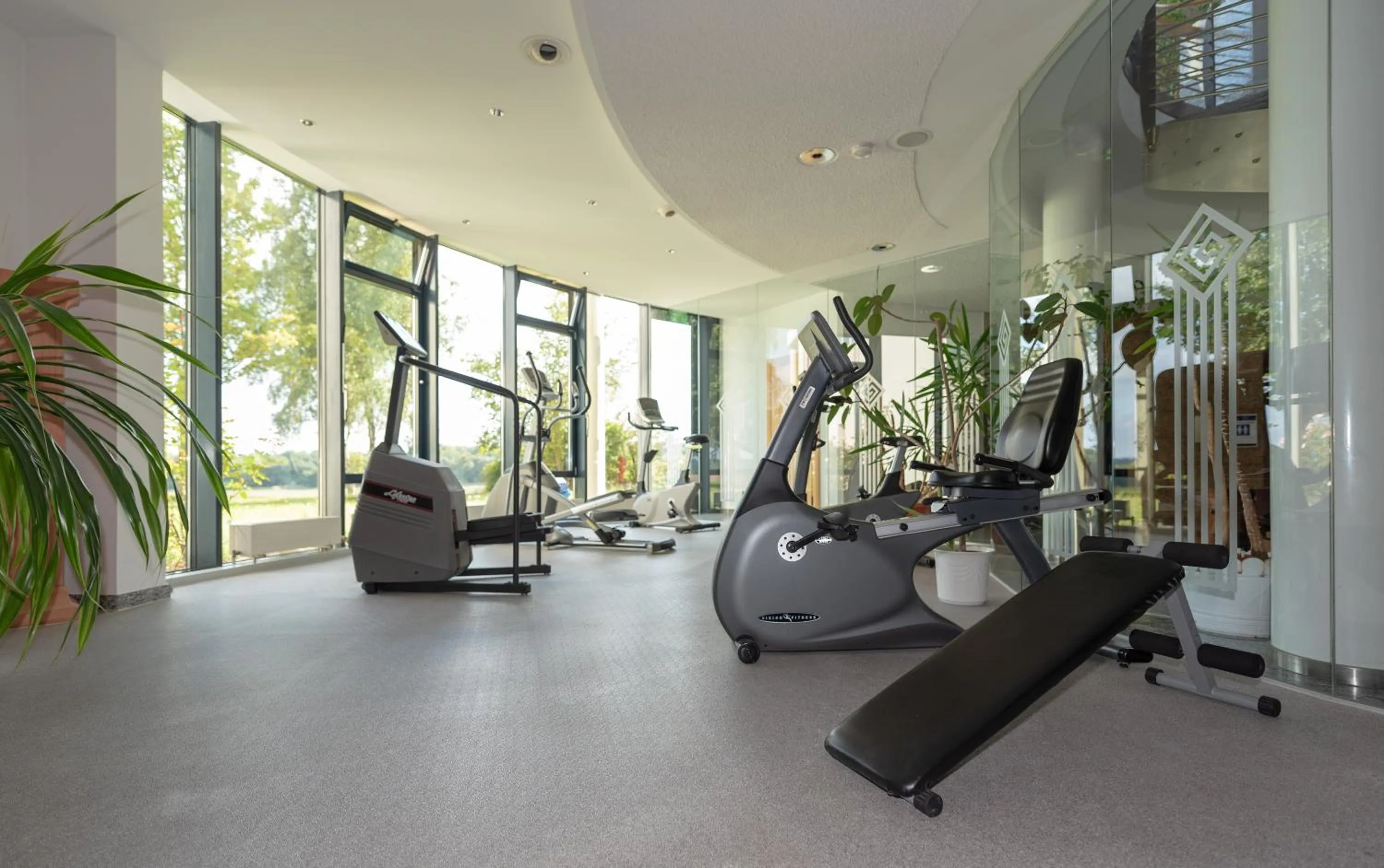 Fitness centre/facilities in Hotel Meerane