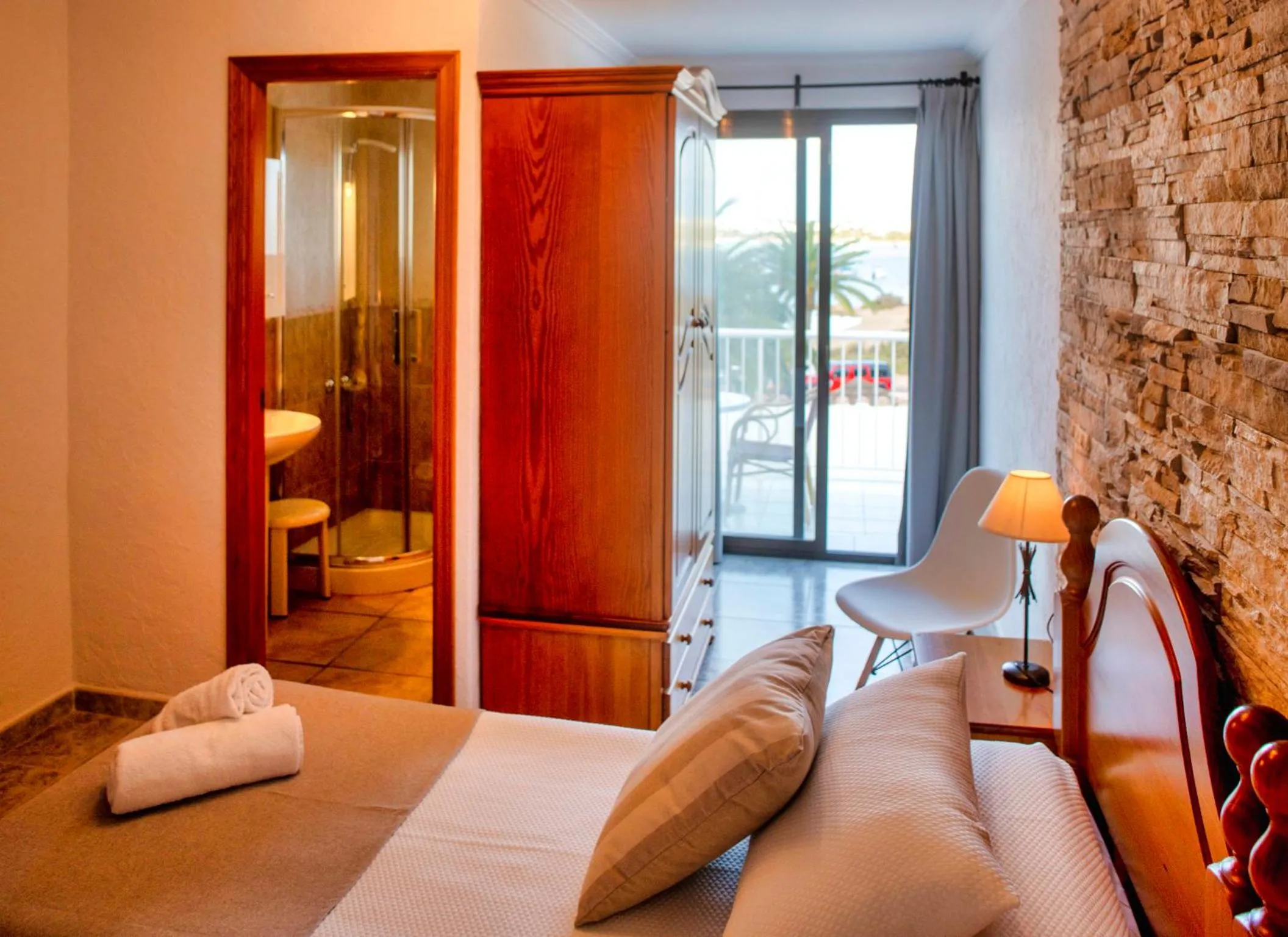 Shower in Hotel Lago Dorado