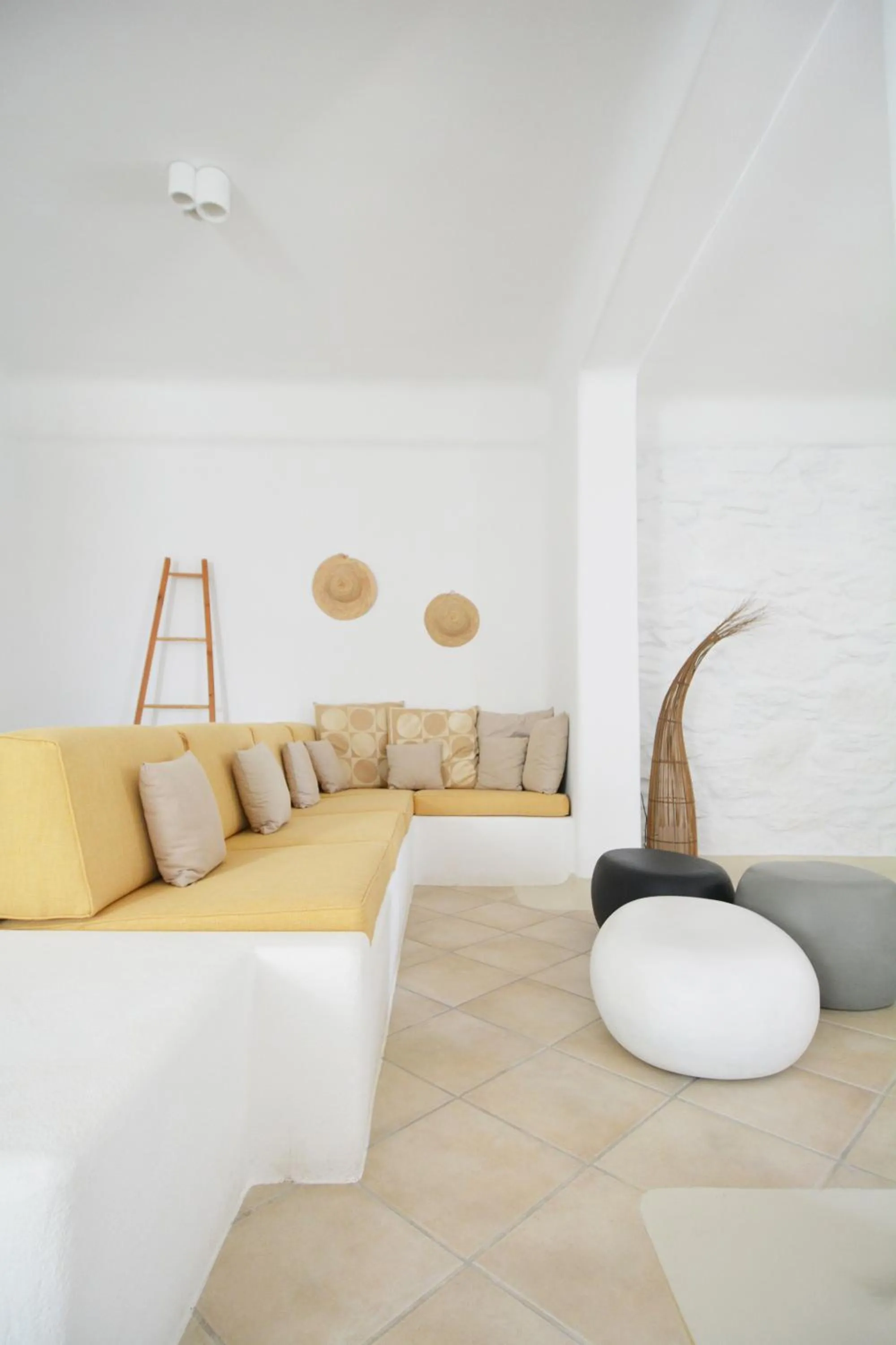 Living room in Sea Breeze Mykonos