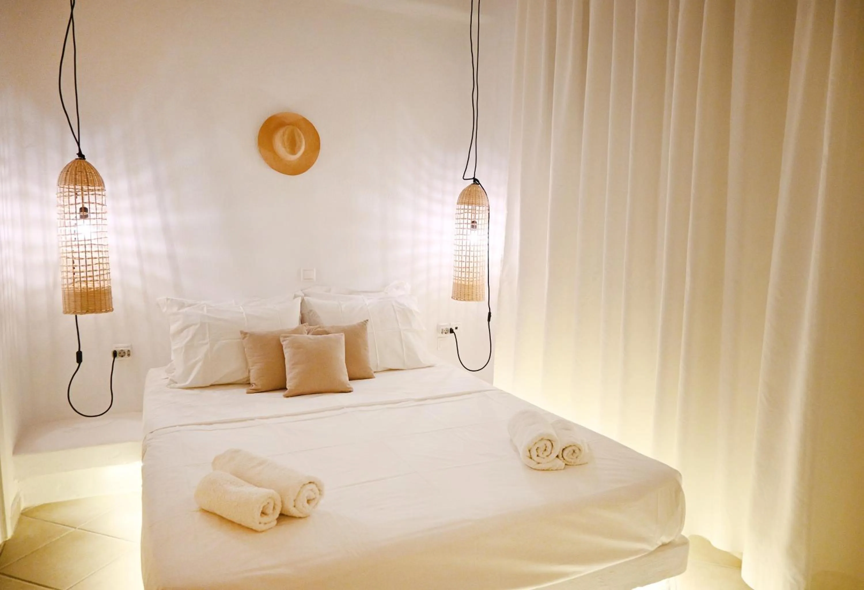 Bed in Sea Breeze Mykonos
