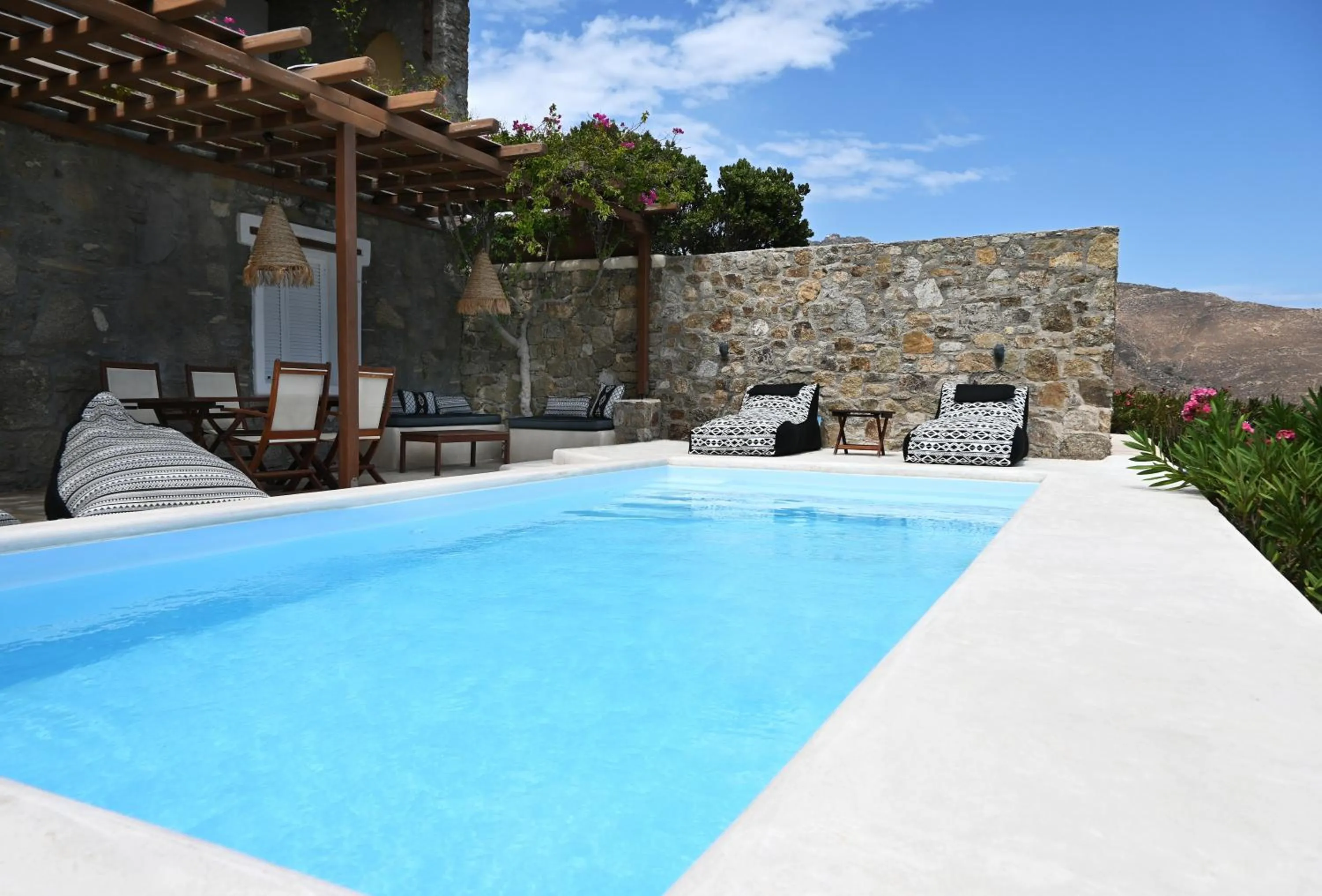 Patio in Sea Breeze Mykonos
