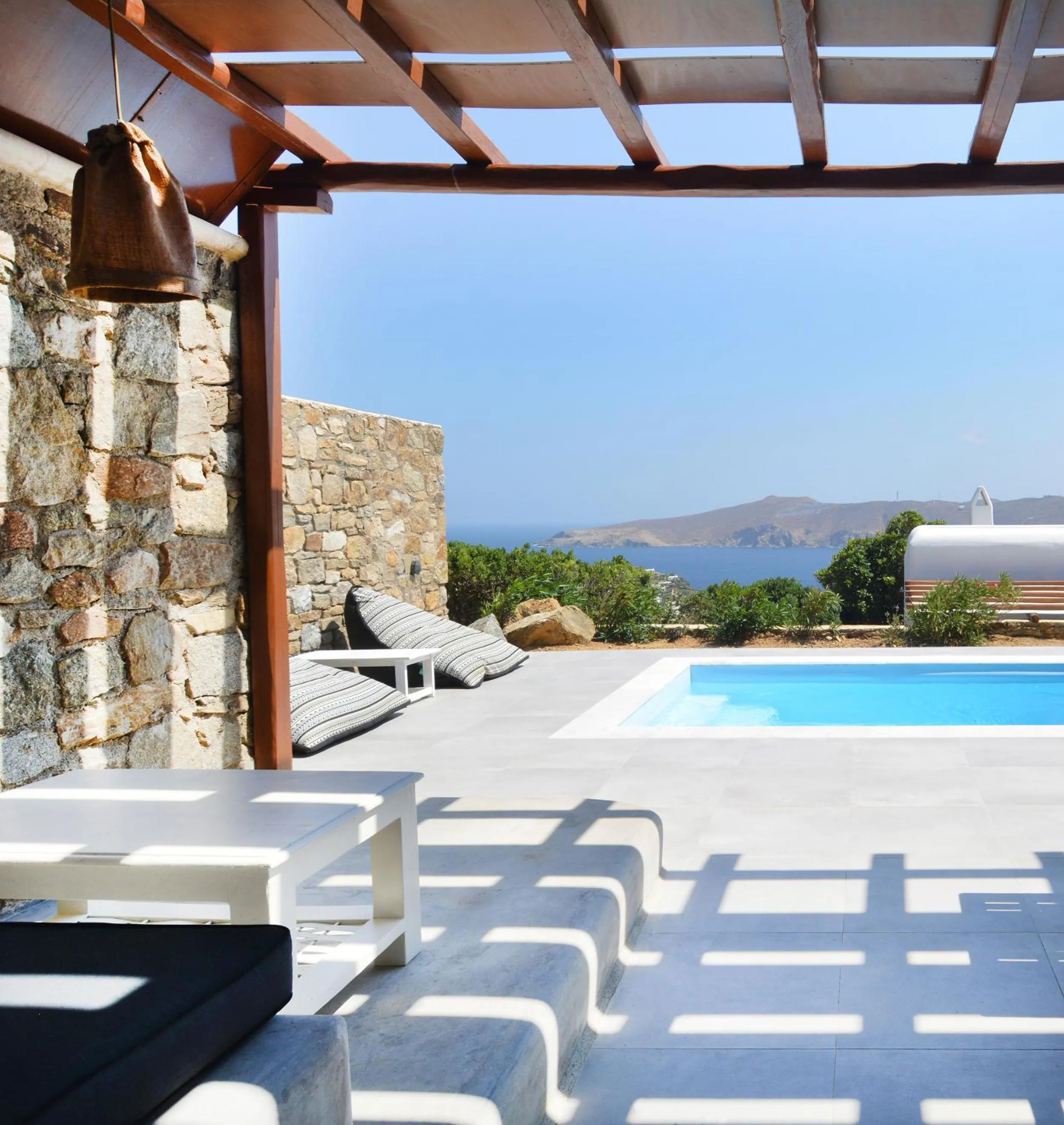 Patio in Sea Breeze Mykonos