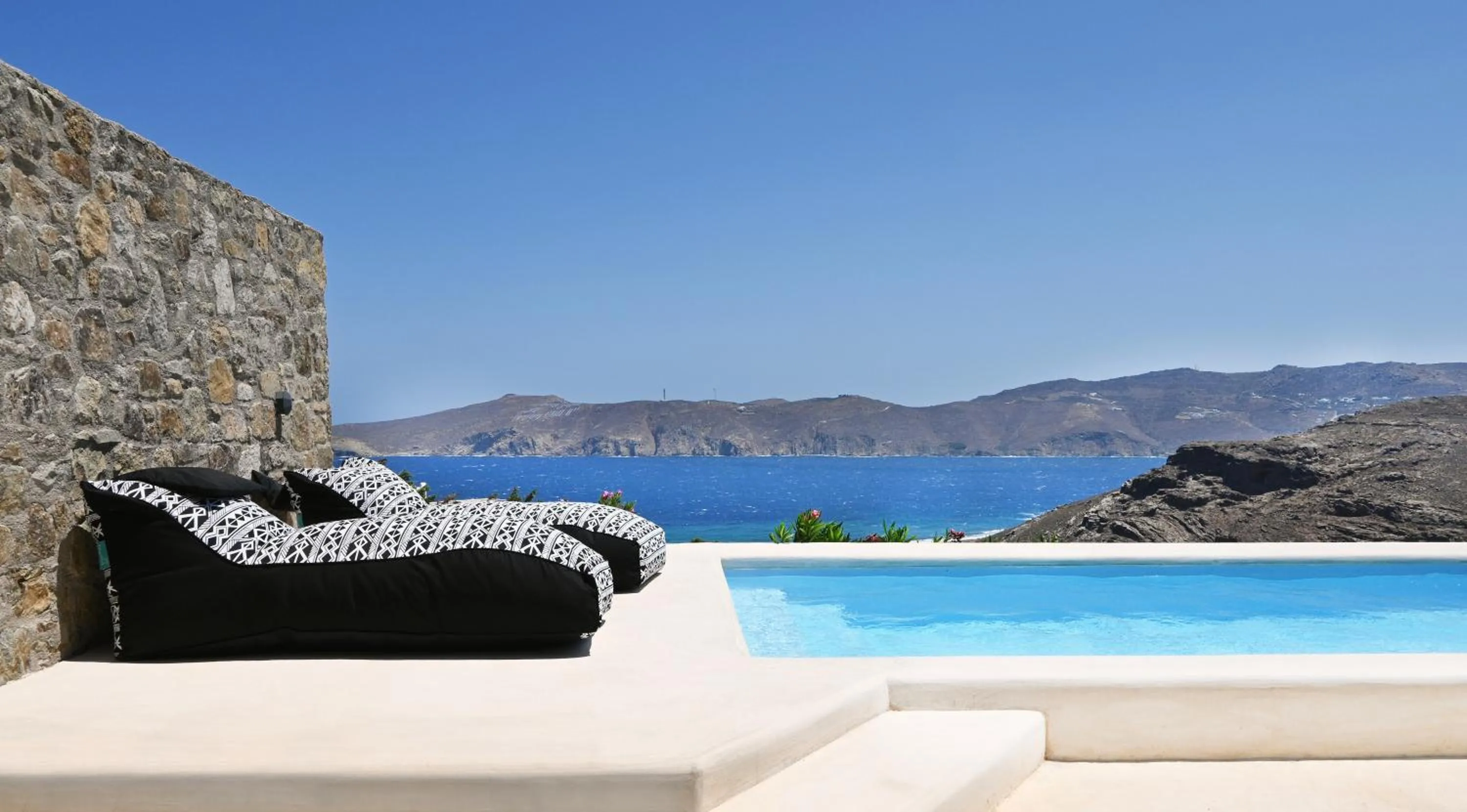 Patio in Sea Breeze Mykonos