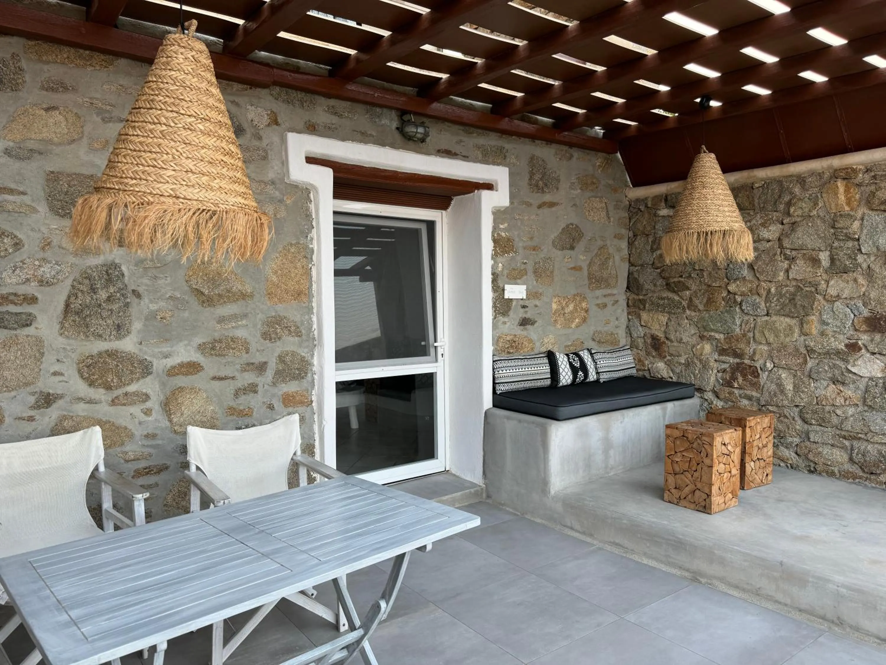 Patio in Sea Breeze Mykonos