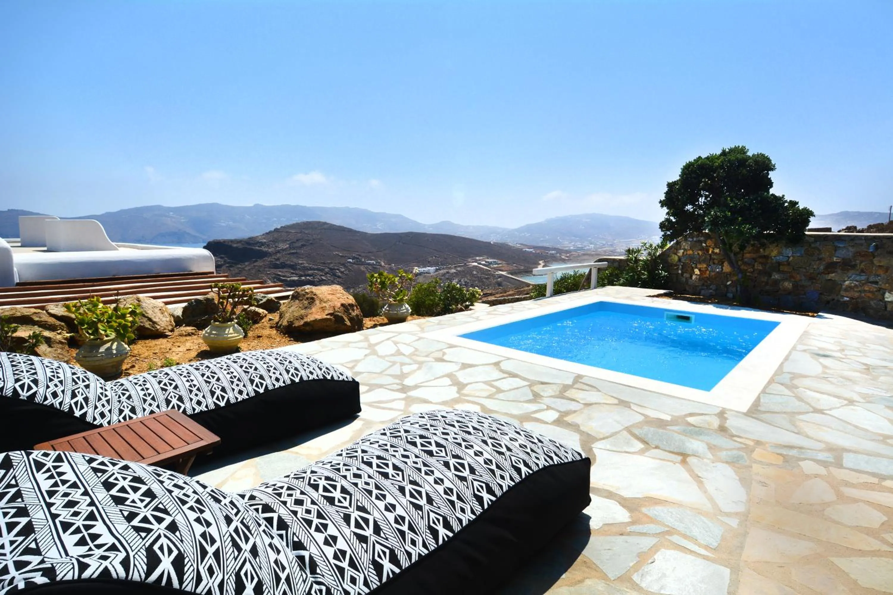 Patio in Sea Breeze Mykonos