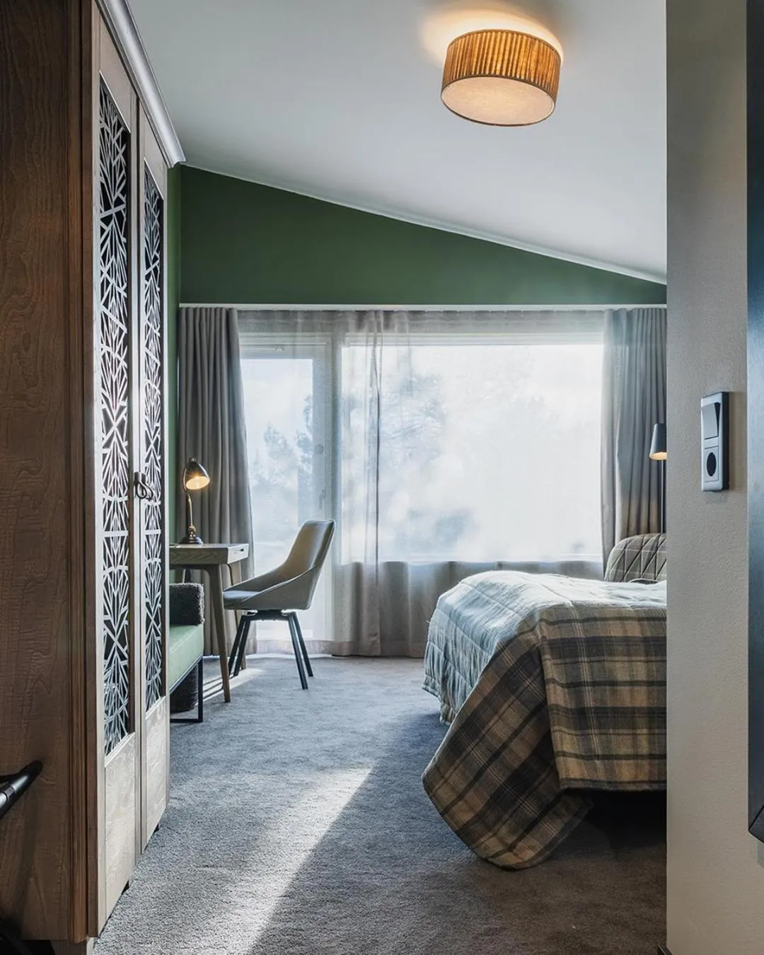 Bedroom, Bed in Torekov Hotell