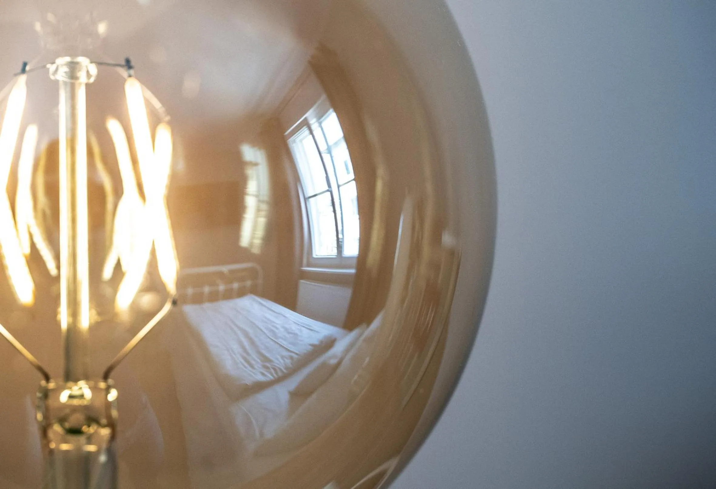 Decorative detail, Bed in Hotel Alexander