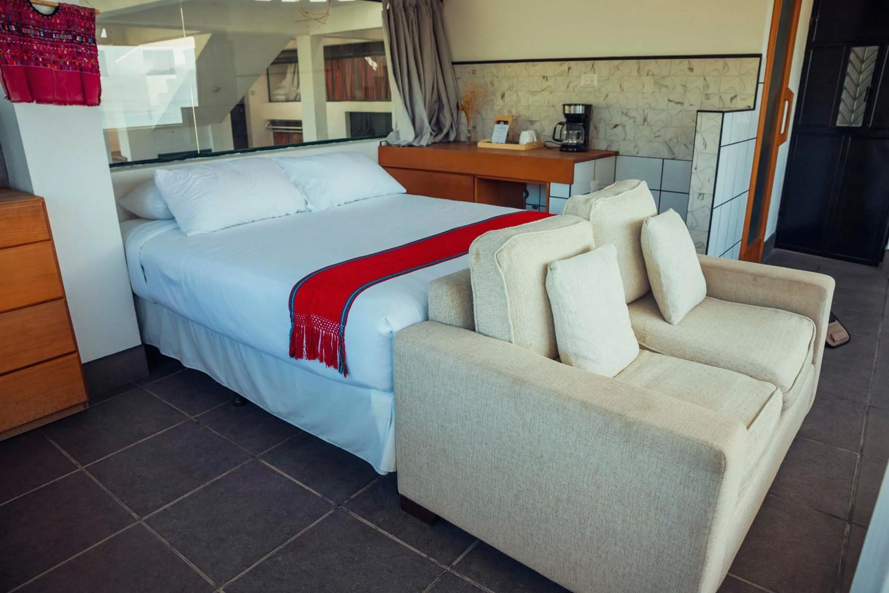 Bed in El Dragon Hotel