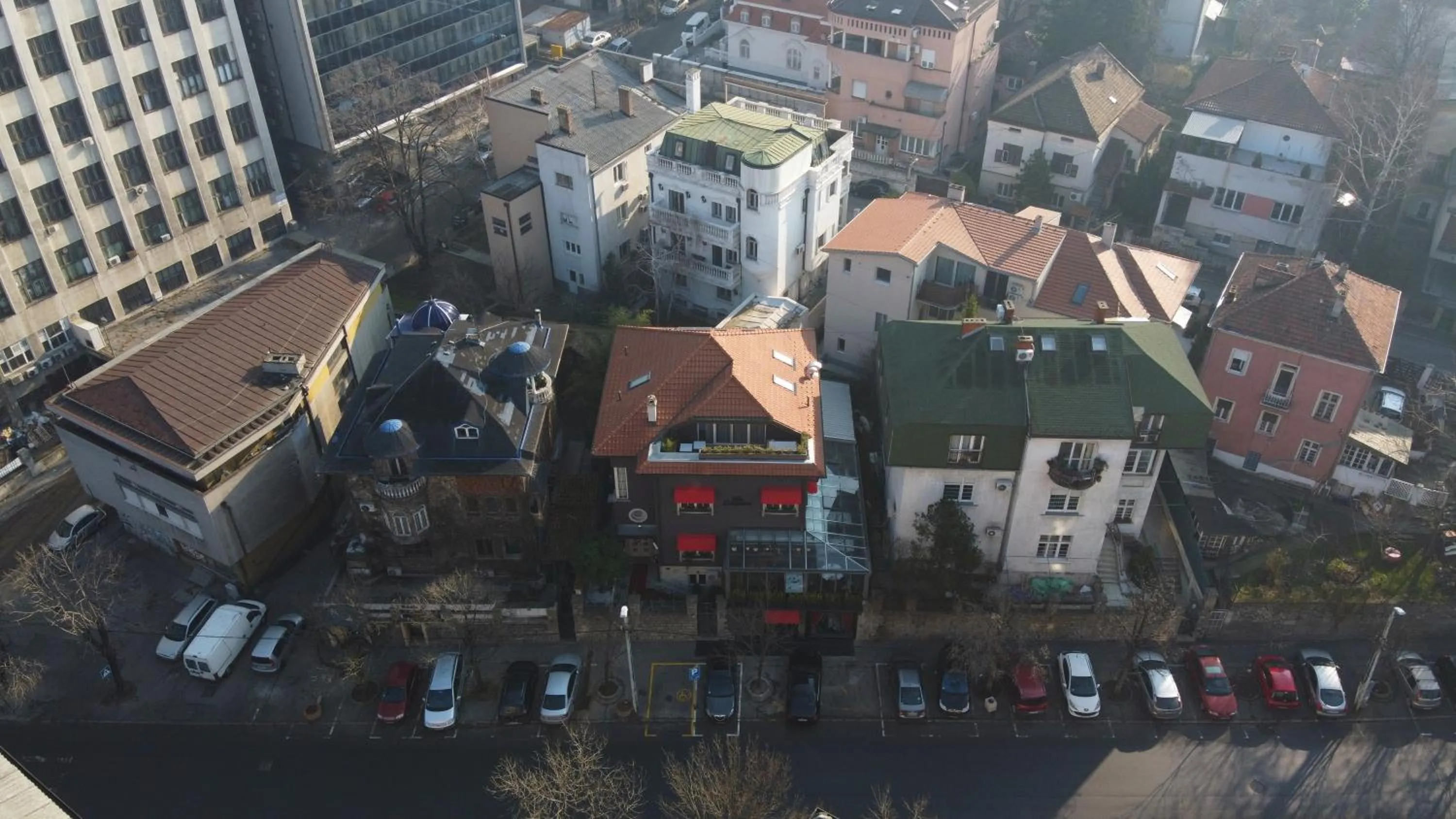 Bird's eye view in Eclat Luxury Hotel