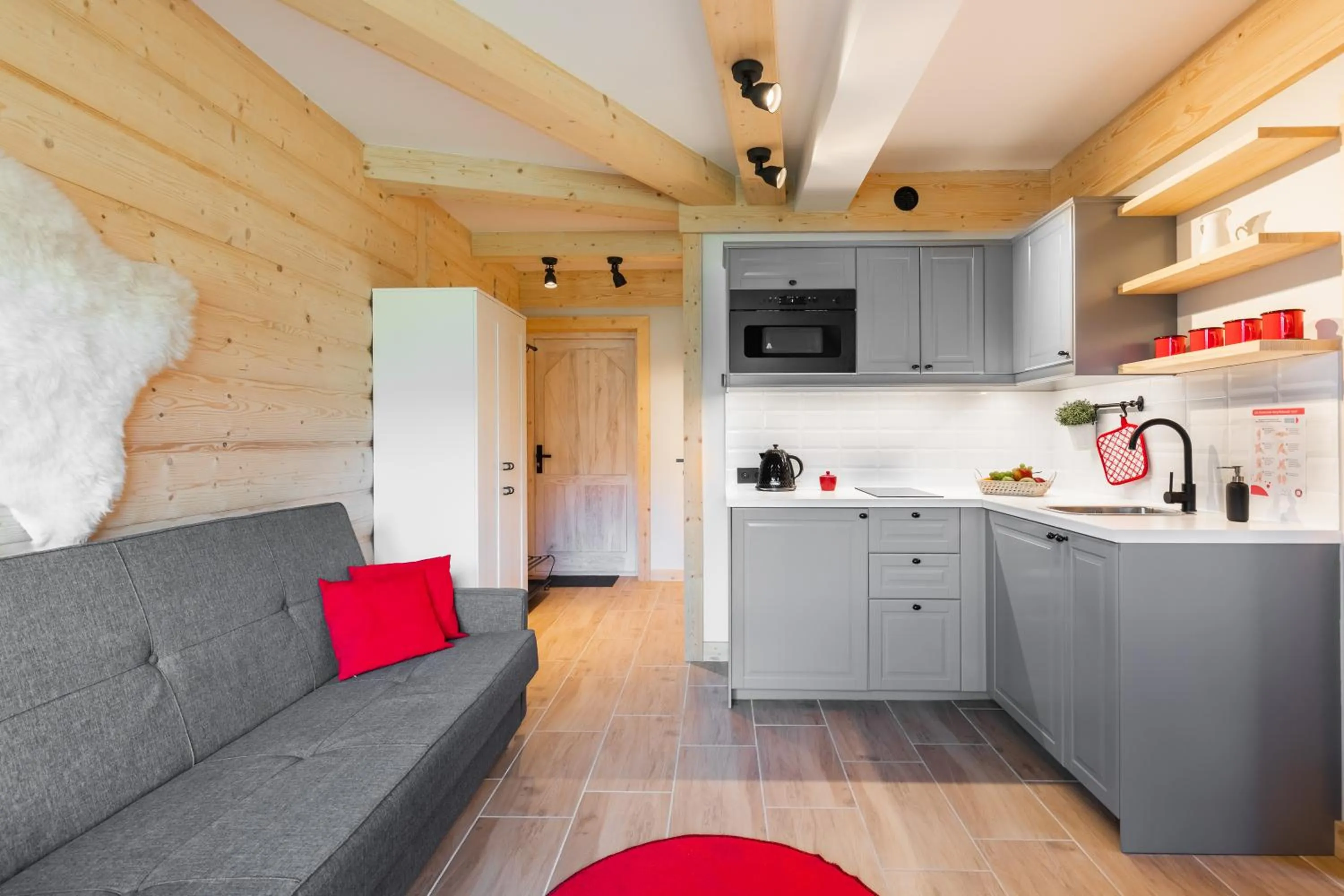 Kitchen or kitchenette in Apartamenty Zobacz Giewont Zakopane