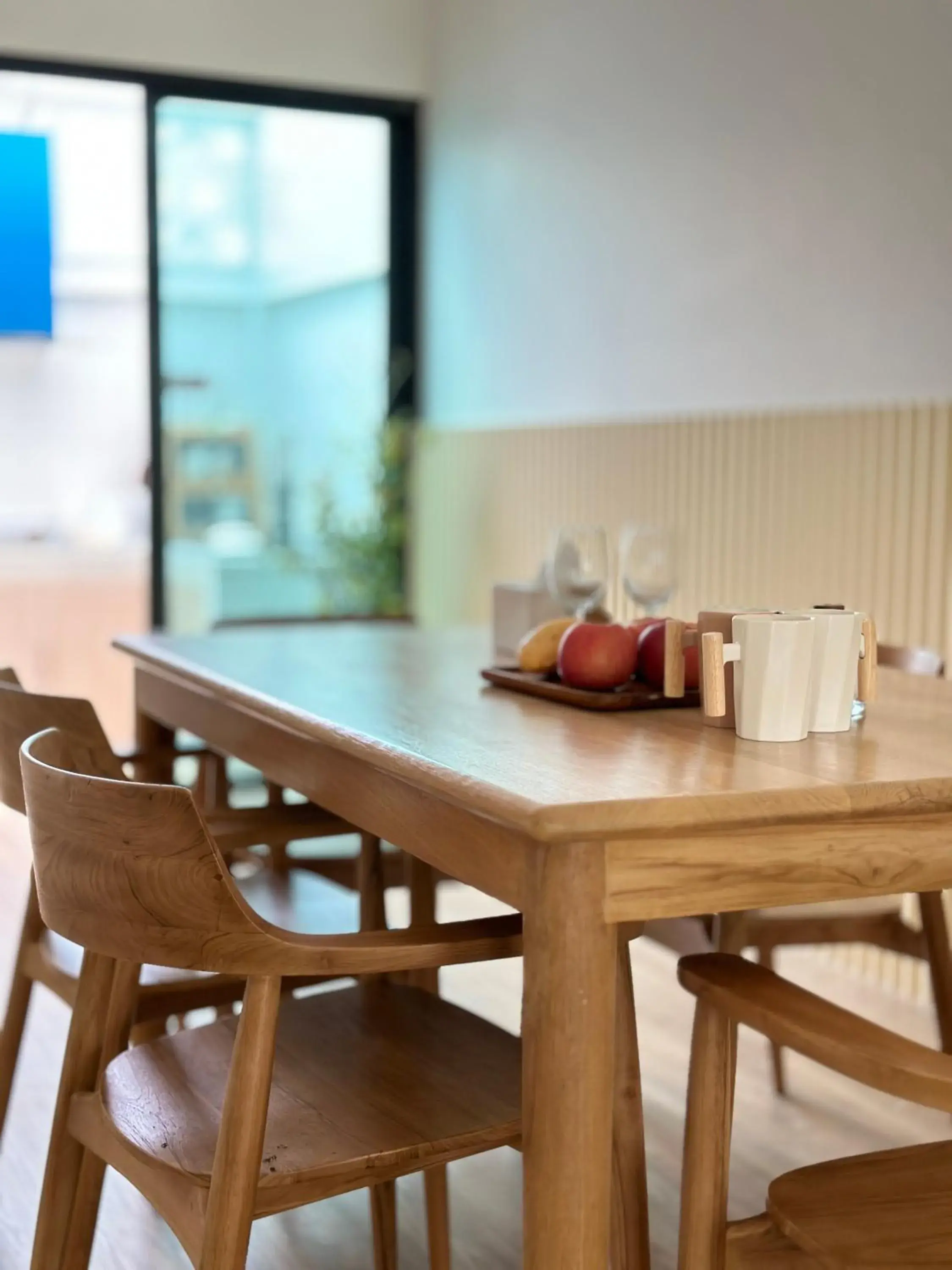 Dining area in PaperPlaneHaiya Muji House Dining area in PaperPlaneHaiya Muji House