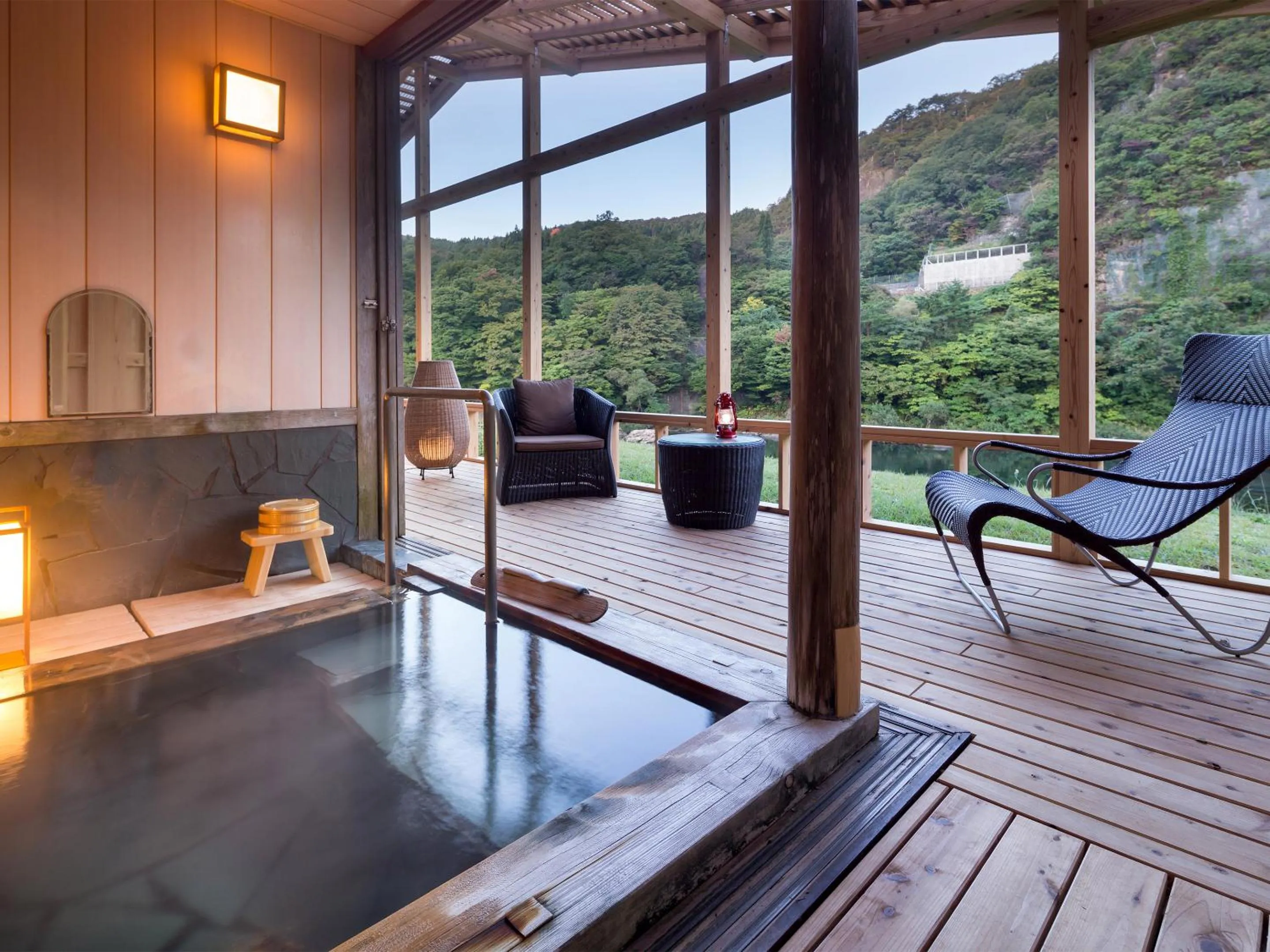 Open Air Bath in Takanosukan