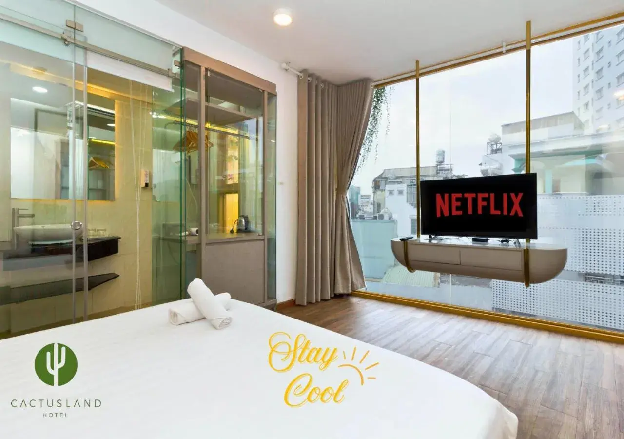 room service, Bed in Cactusland Boutique Hotel room service, Bed in Cactusland Boutique Hotel