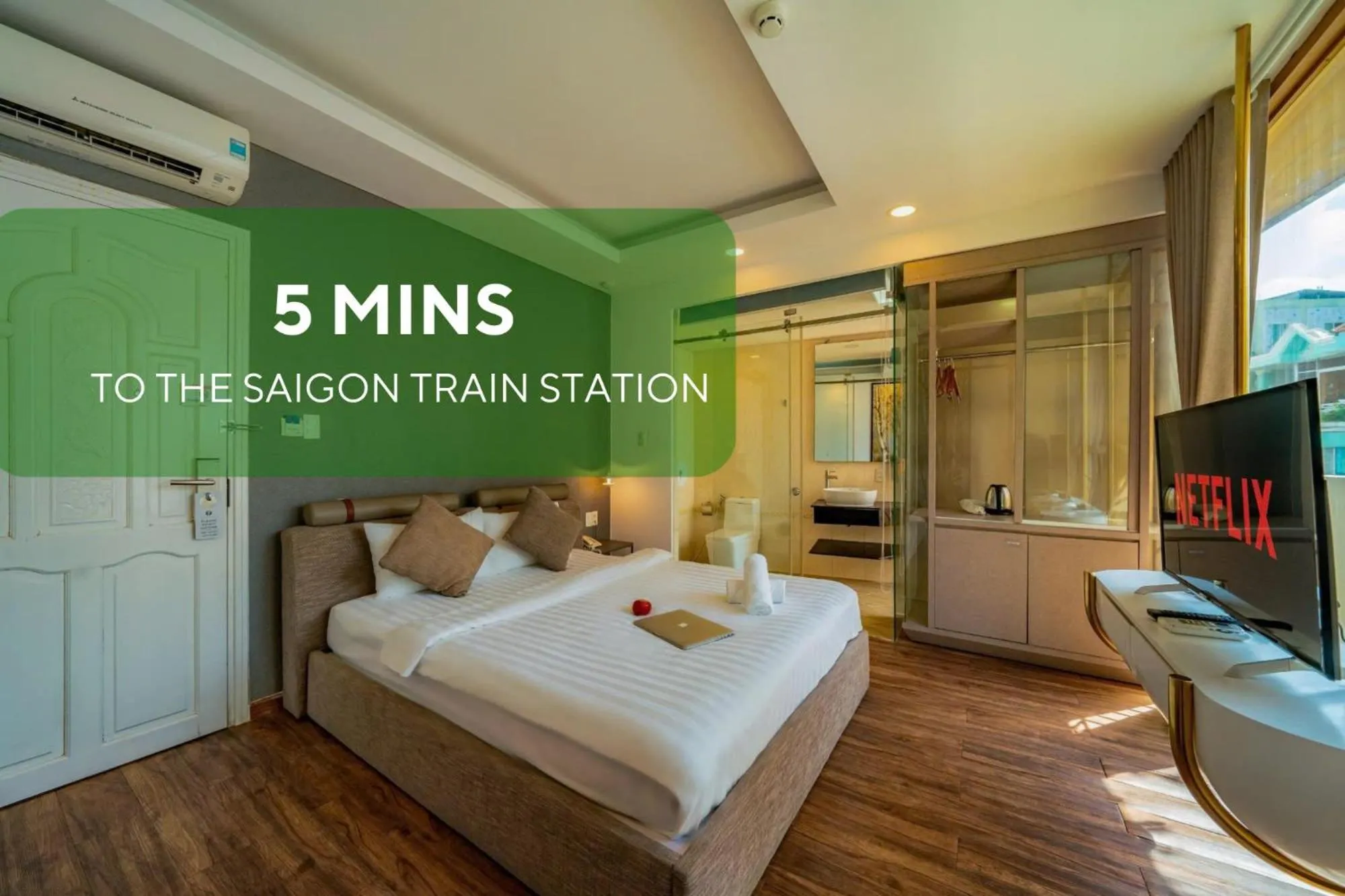 Bed in Cactusland Boutique Hotel