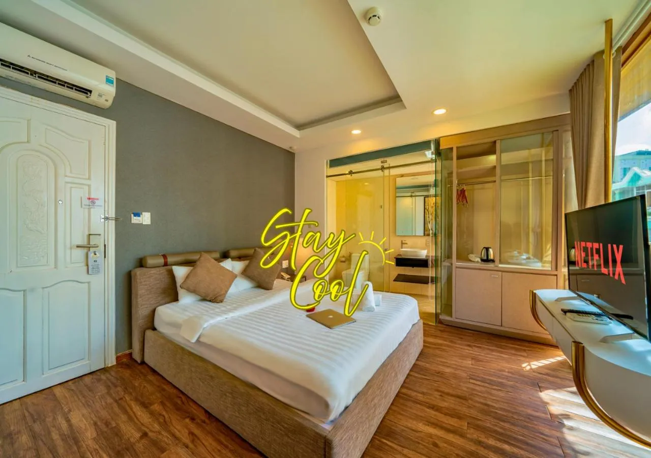 Bed in Cactusland Boutique Hotel