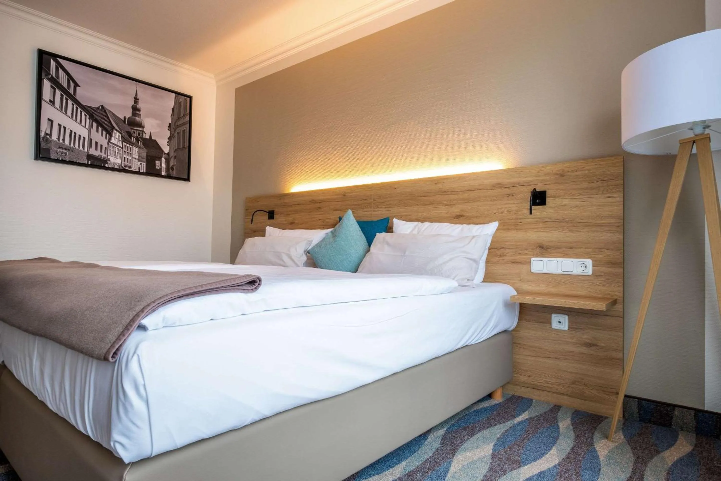 Photo of the whole room, Bed in Quality Hotel Lippstadt