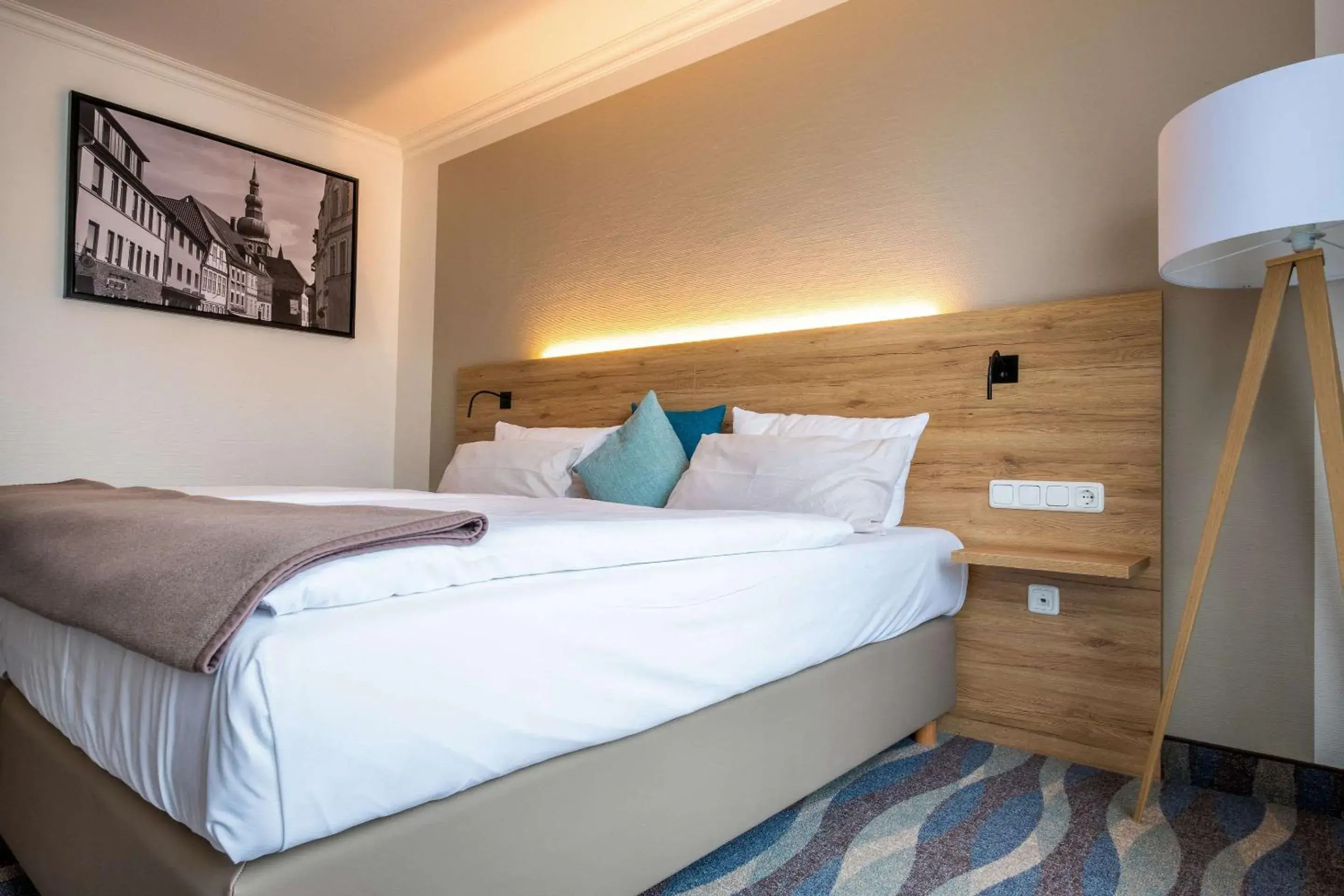 Photo of the whole room, Bed in Quality Hotel Lippstadt Photo of the whole room, Bed in Quality Hotel Lippstadt