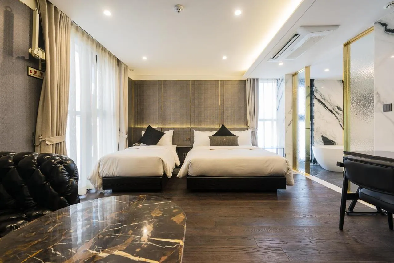 Bed in HOTEL THE MAY Jongno