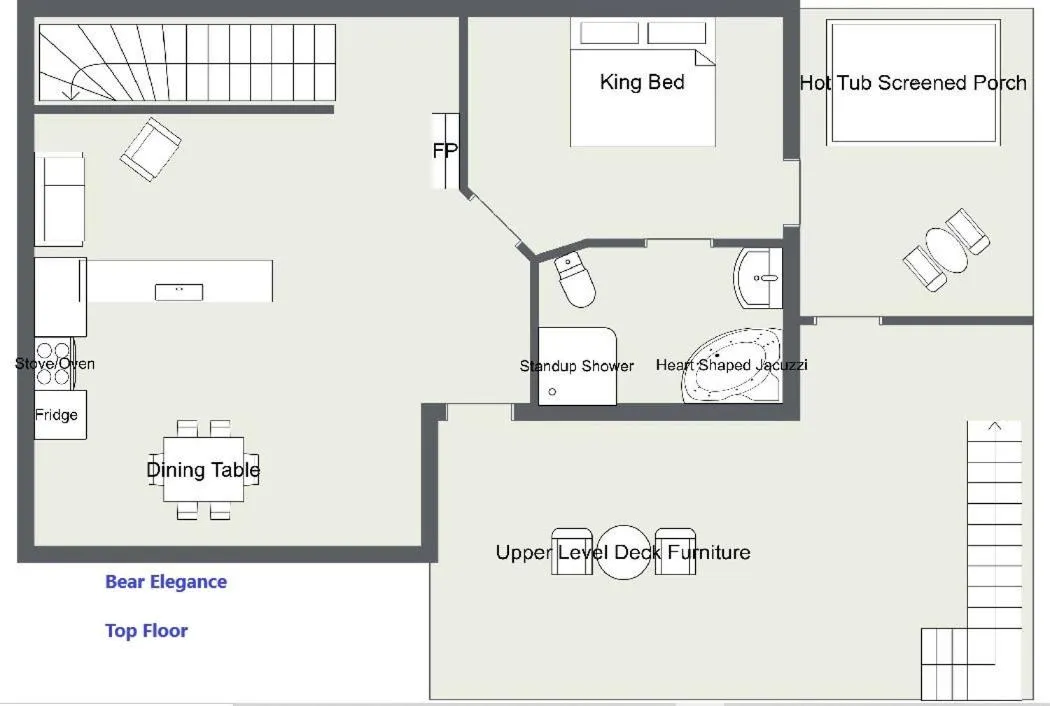 Bear Elegance - Theater Room, Secluded, Heart Shaped Tub!!!