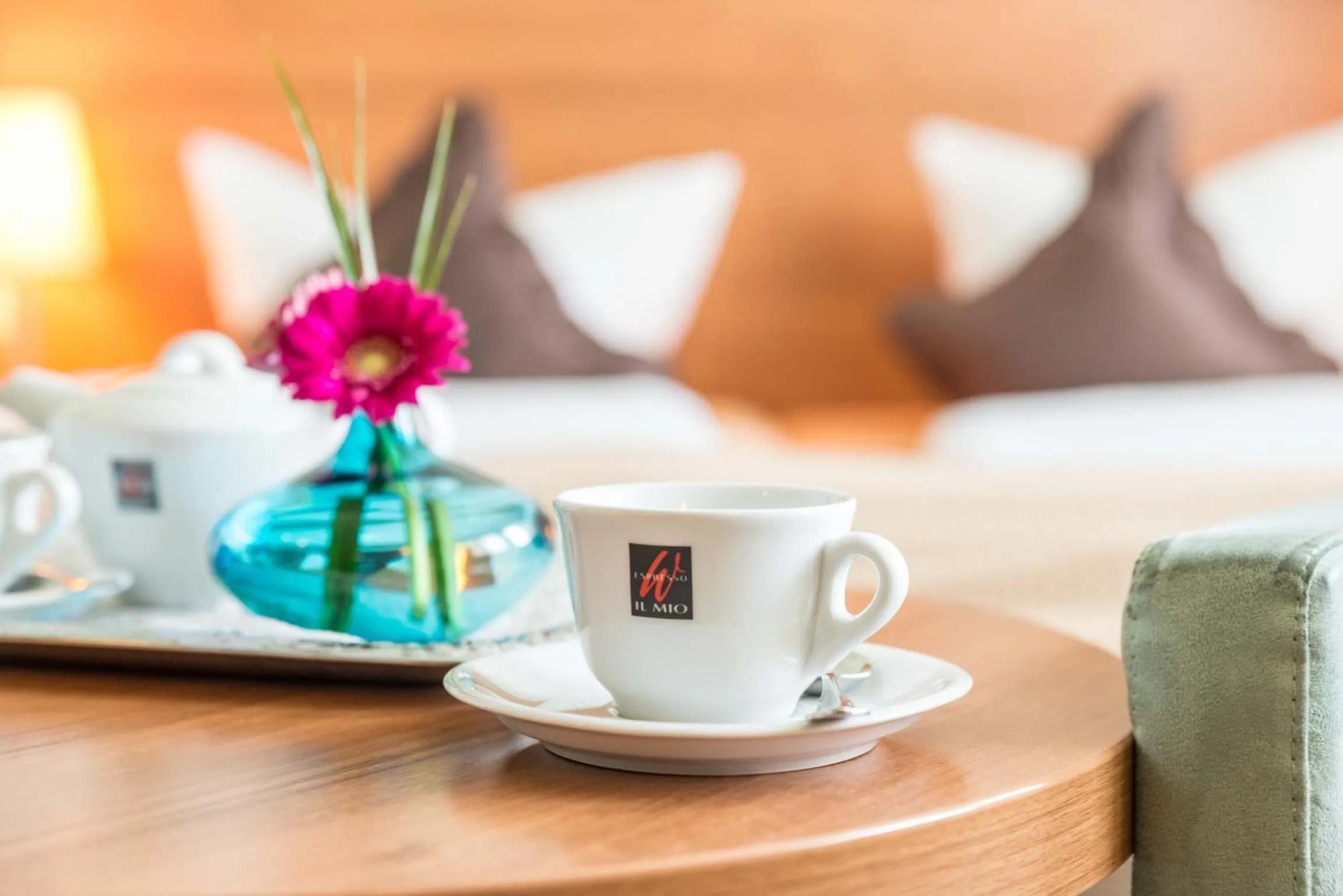 Decorative detail, Bed in ateckhotel Kirchheim/Teck