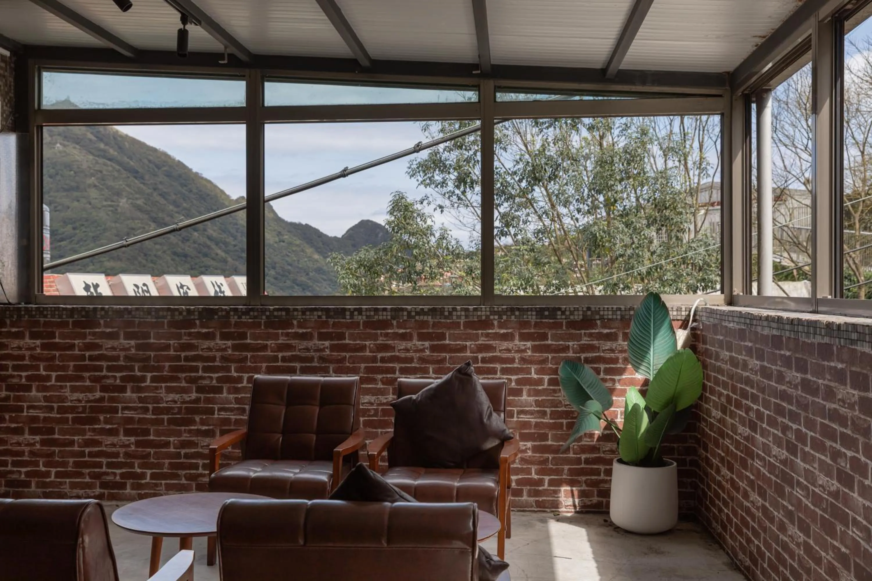 Seating area in Jiufen The Ocean Theory