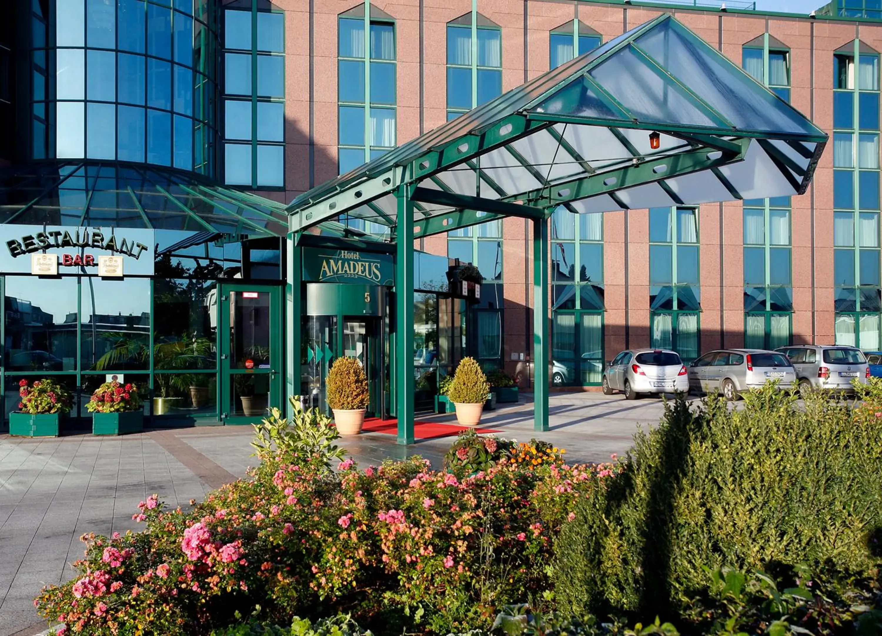 Property building in Hotel Amadeus Frankfurt Property building in Hotel Amadeus Frankfurt