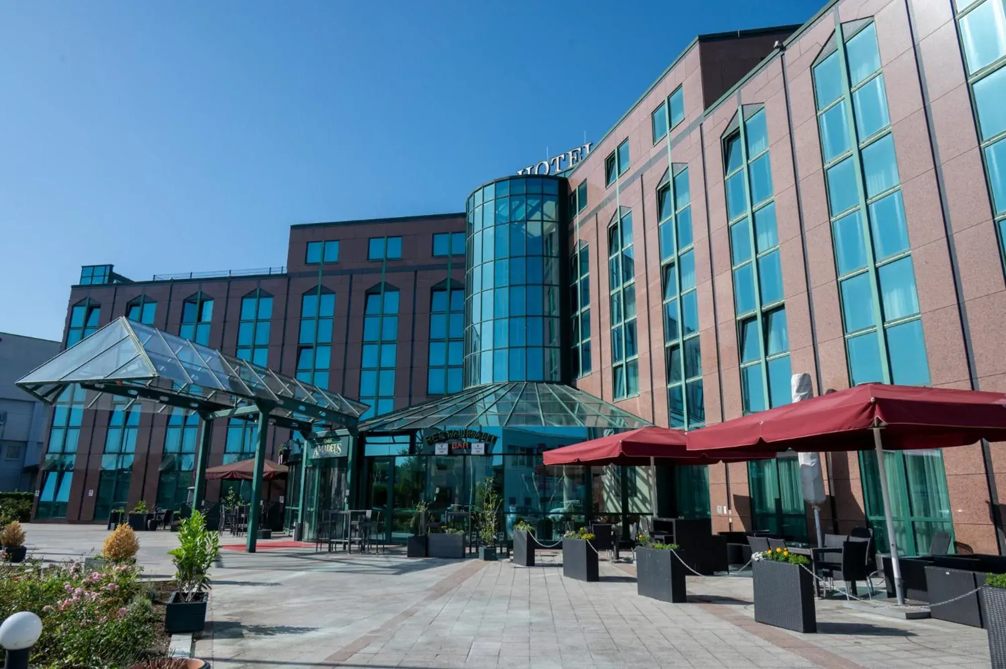 Property building in Hotel Amadeus Frankfurt Property building in Hotel Amadeus Frankfurt