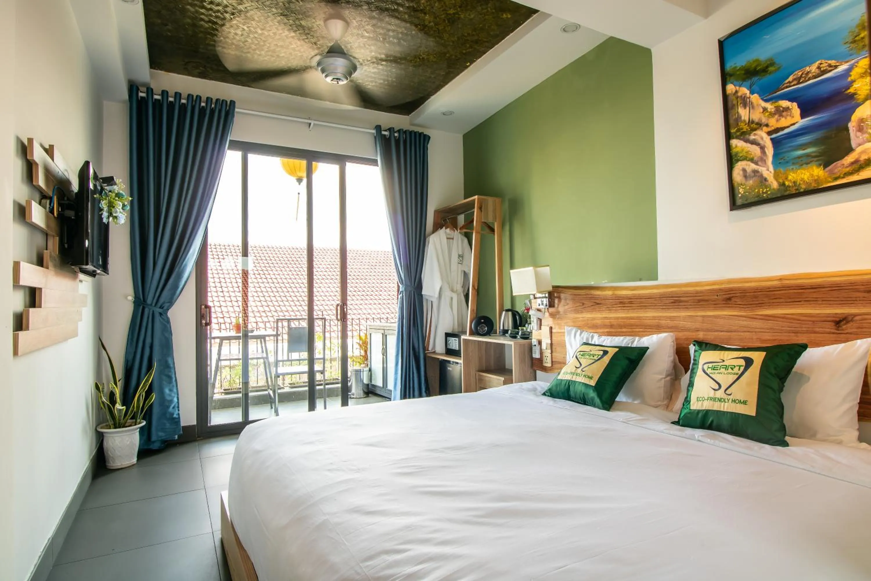 Bed in HOI AN HEART LODGE