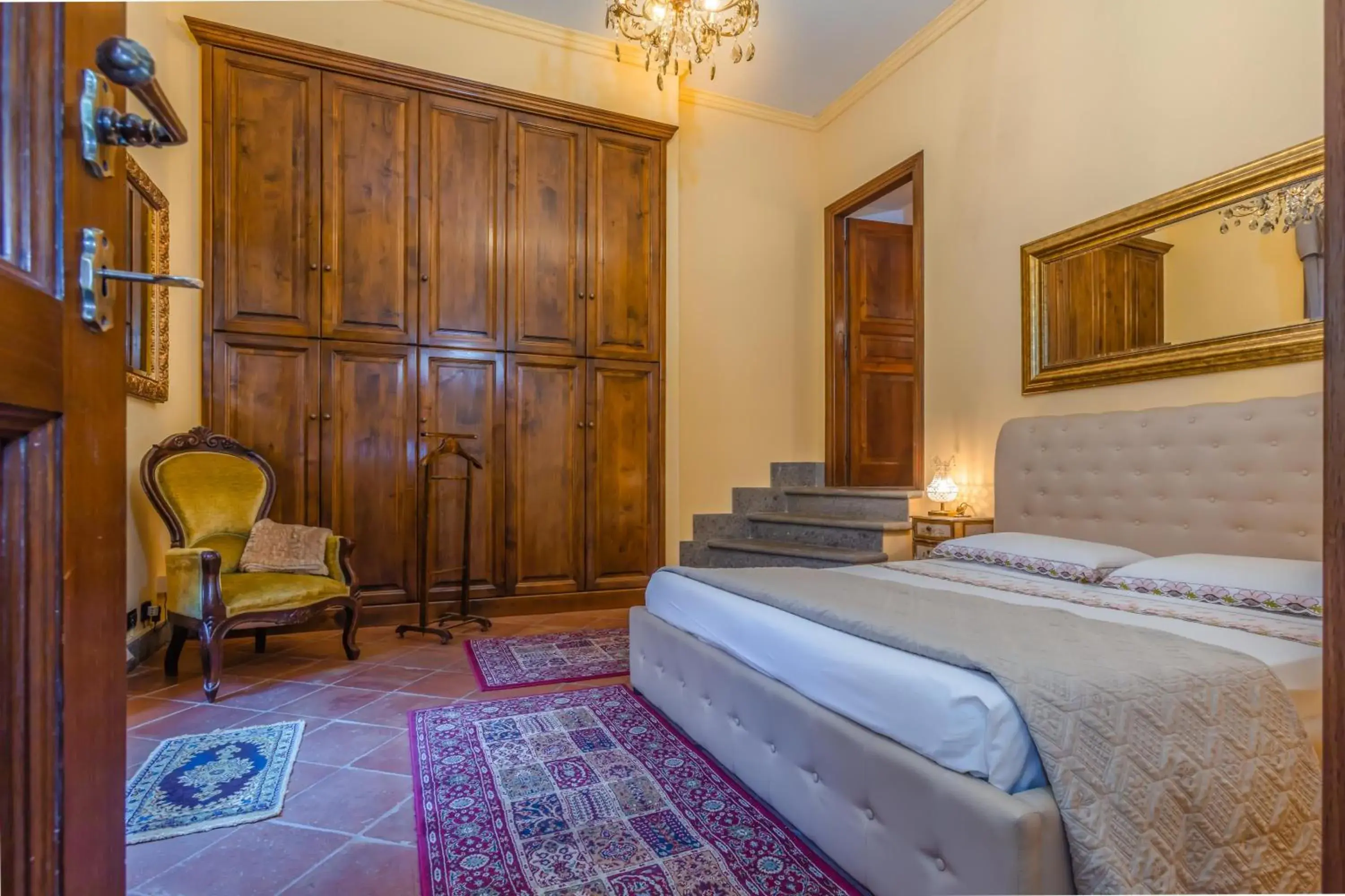 Double Room with Private Bathroom in B & B La Fontaine Residenza D'Epoca Double Room with Private Bathroom in B & B La Fontaine Residenza D'Epoca