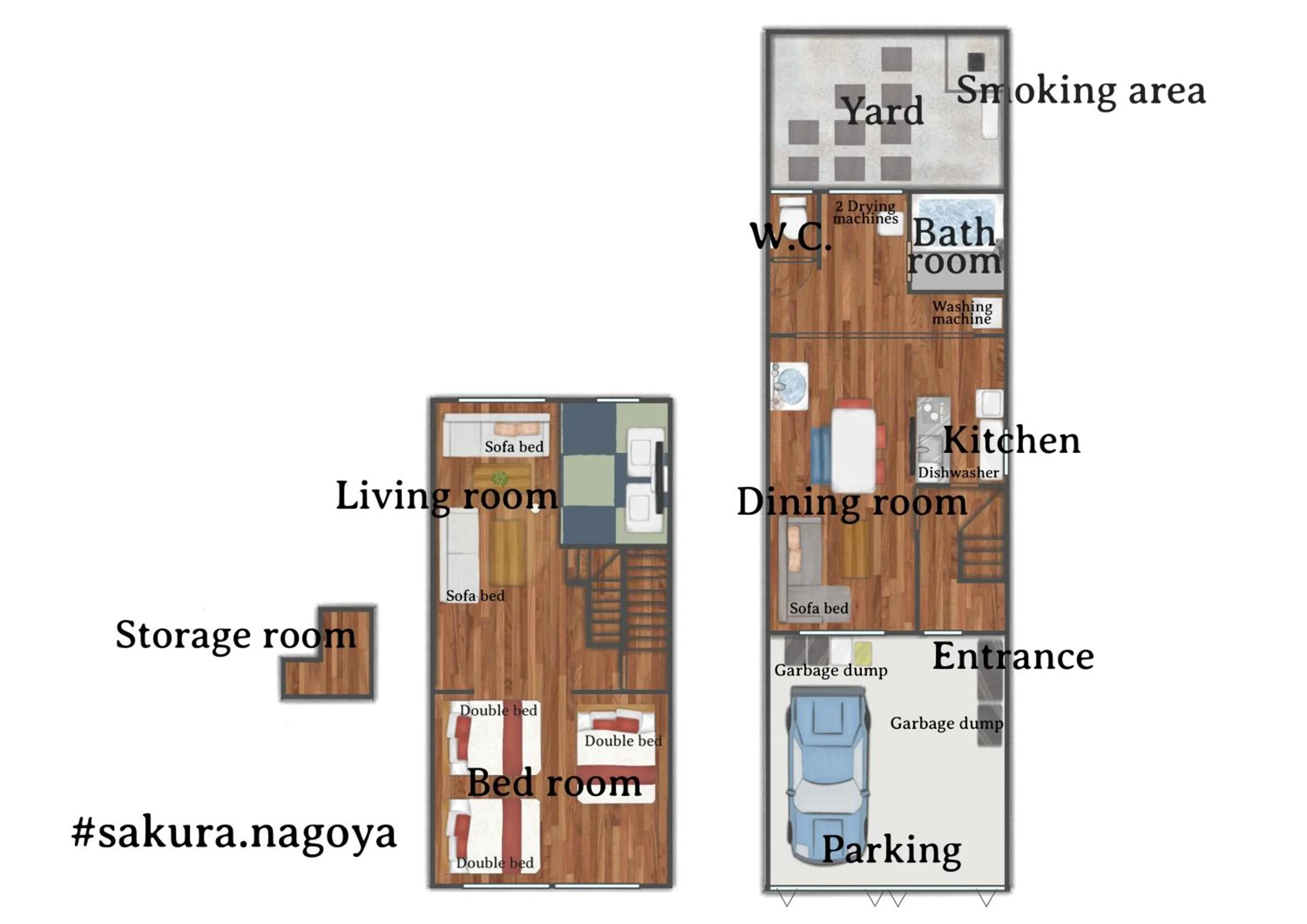 Floor plan in sakura.nagoya