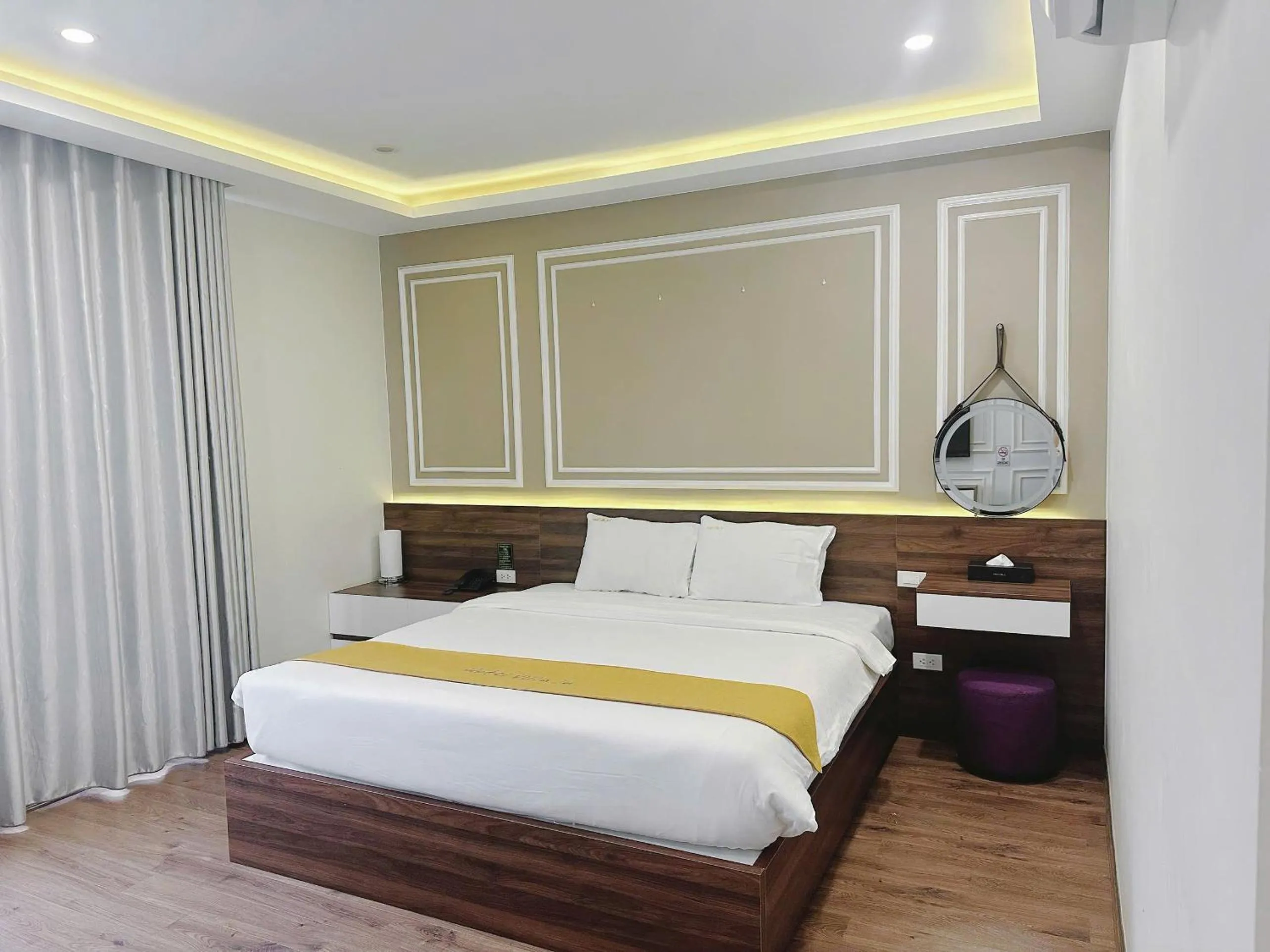 Bed in Hotel Villa Ju