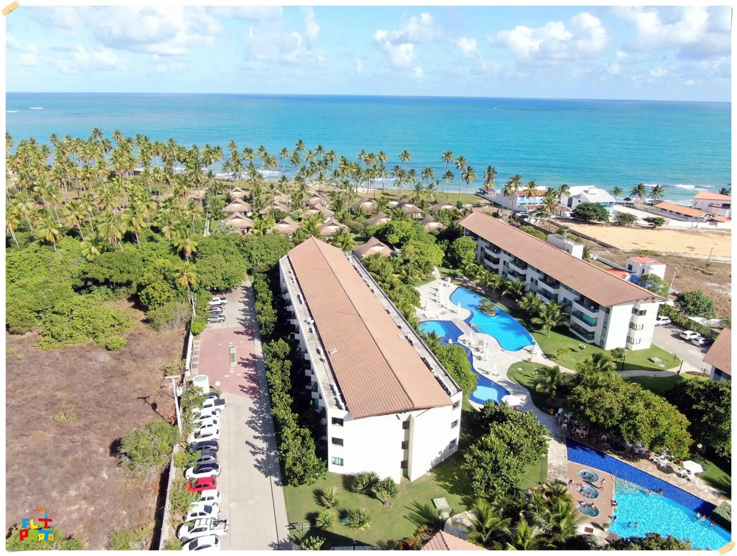 Bird's eye view in Apartamento Beira mar Praia dos Caneiros